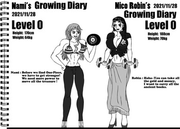 [E19700] Nico Robin's growing diaries cover