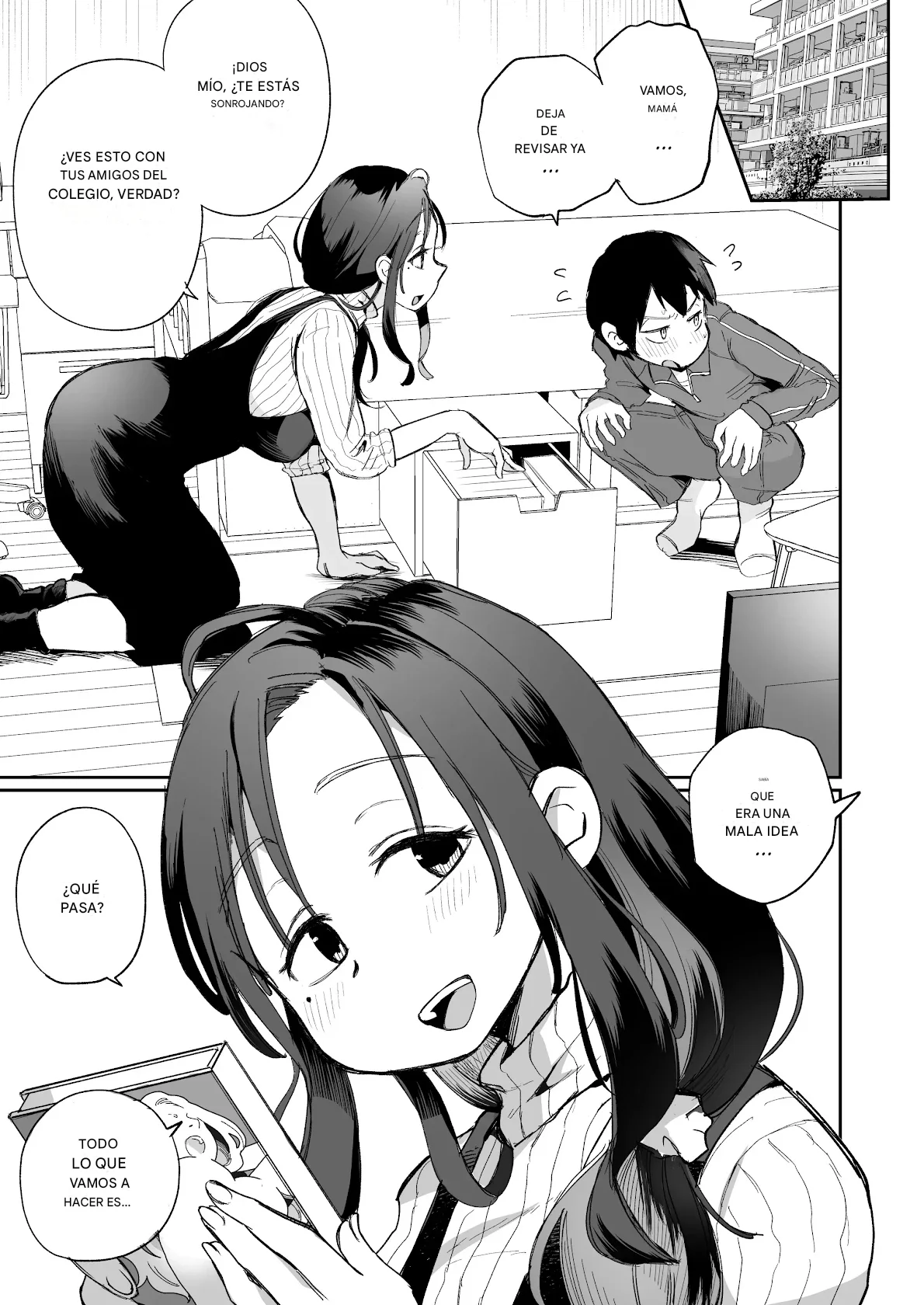 Guigui Kuru Gibo to AV Kanshou ~Fudeoroshi Hen~｜Mirando PORNO con Mi Empalagosa Madrastra ~La Primera Vez~ page 2 full