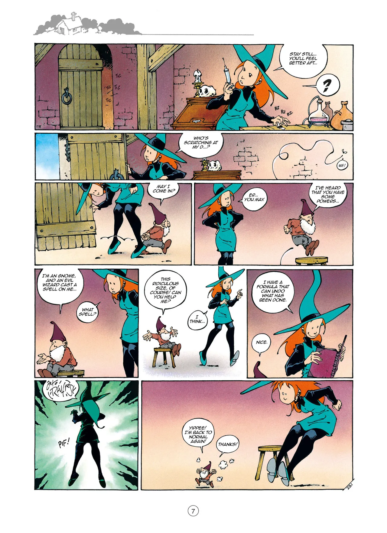 Mélusine #06 - Gilson & Clarke - Imps and Elves, 1999 page 7 full
