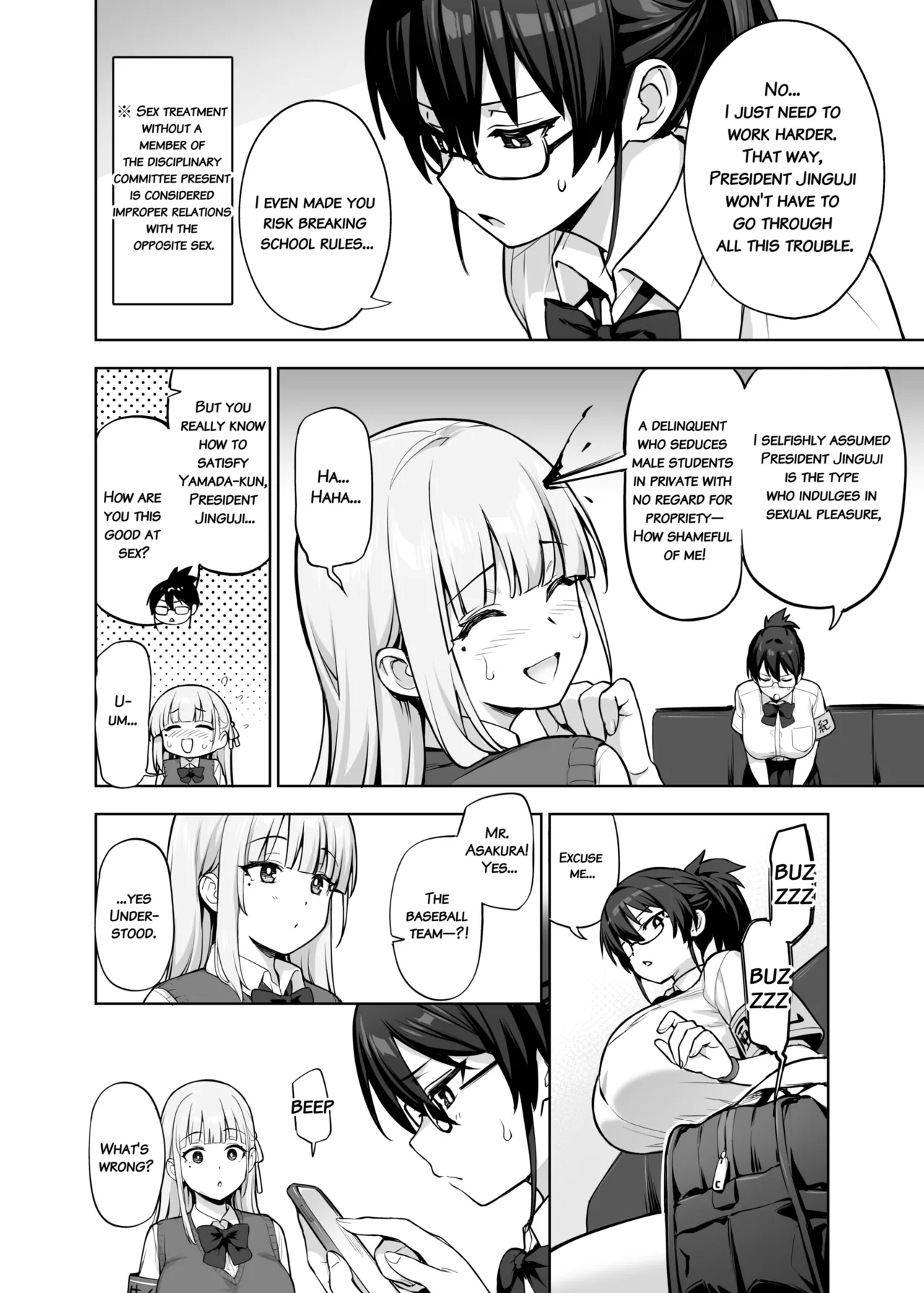 Seitokai no Joshi-tachi ga Kyonyuu Sugiru Ken | About the Student Council Members' Huge Tits! page 9 full