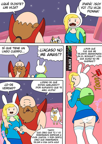 [Oberon Chuusa] Si Finn Hubiese sido Fionna… (Adventure Time) (Spanish) [kalock & ToonX] cover