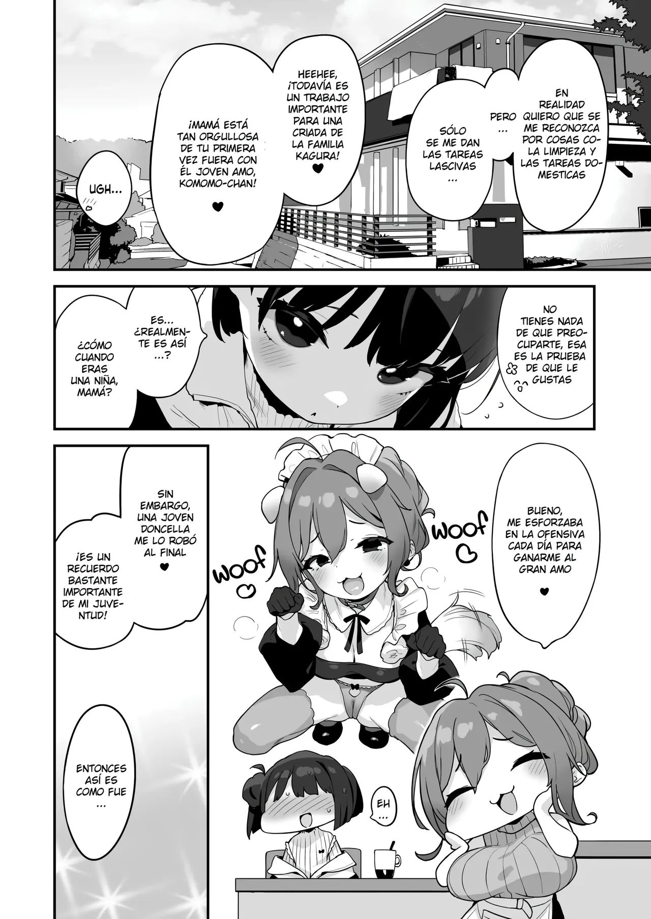 Komomo wa Goshujinsama Senyo no Ryoana Nikubenki Loli Maid｜Komomo Es Una Loli Maid Vertedero De Semen Con Todos Sus Agujeros Solo Para Su Amo page 12 full
