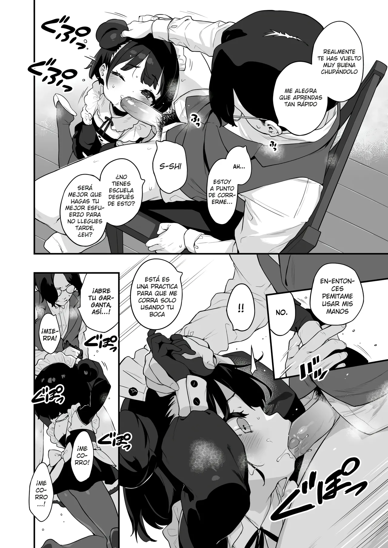 Komomo wa Goshujinsama Senyo no Ryoana Nikubenki Loli Maid｜Komomo Es Una Loli Maid Vertedero De Semen Con Todos Sus Agujeros Solo Para Su Amo page 6 full