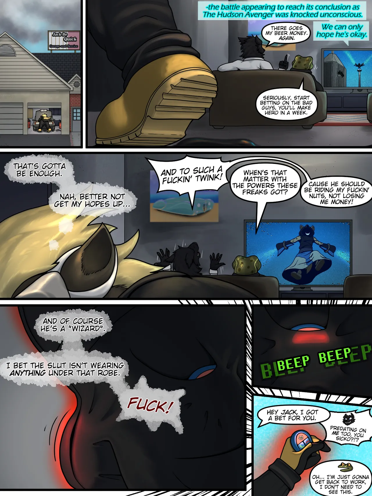 Horny Badger page 1 full