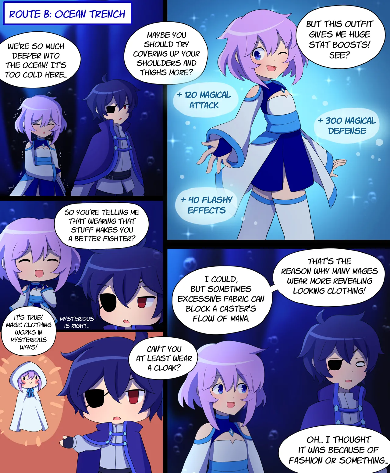 Seraph Ascent Chapter 1 With Secret Route B : OCEAN TRENCH page 11 full