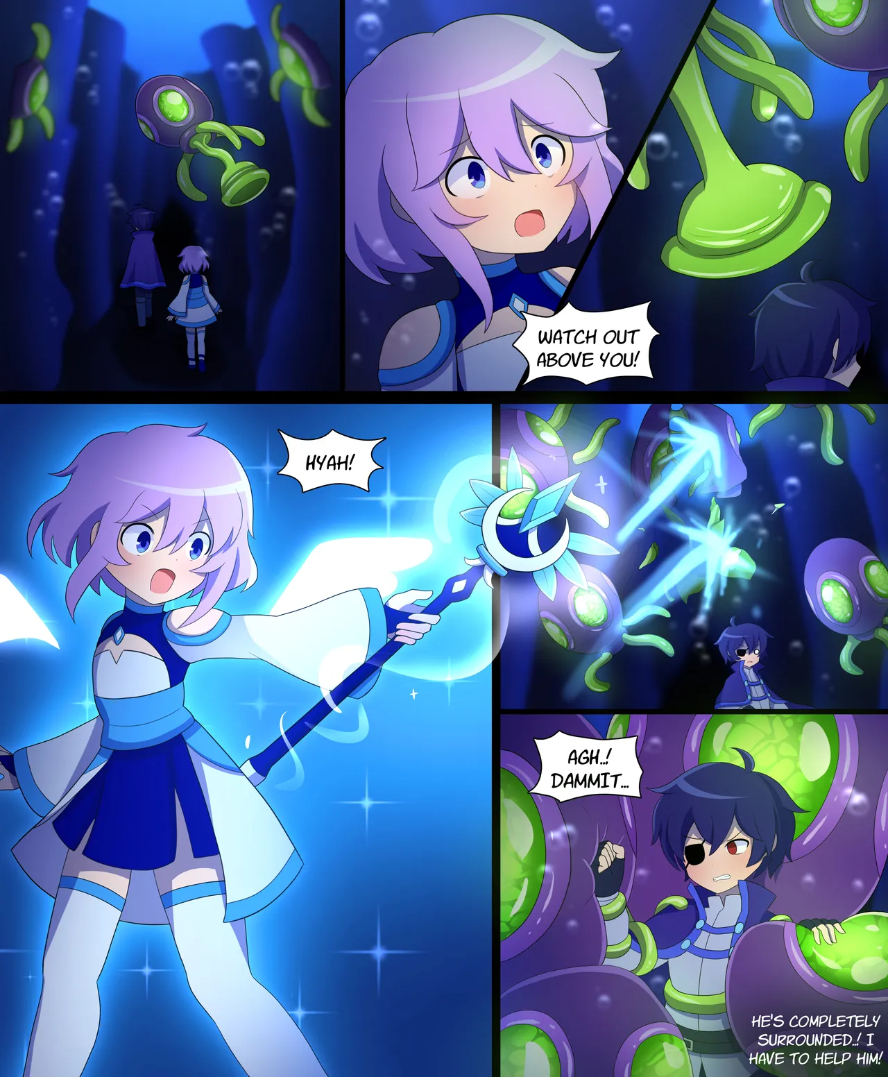 Seraph Ascent Chapter 1 With Secret Route B : OCEAN TRENCH page 12 full