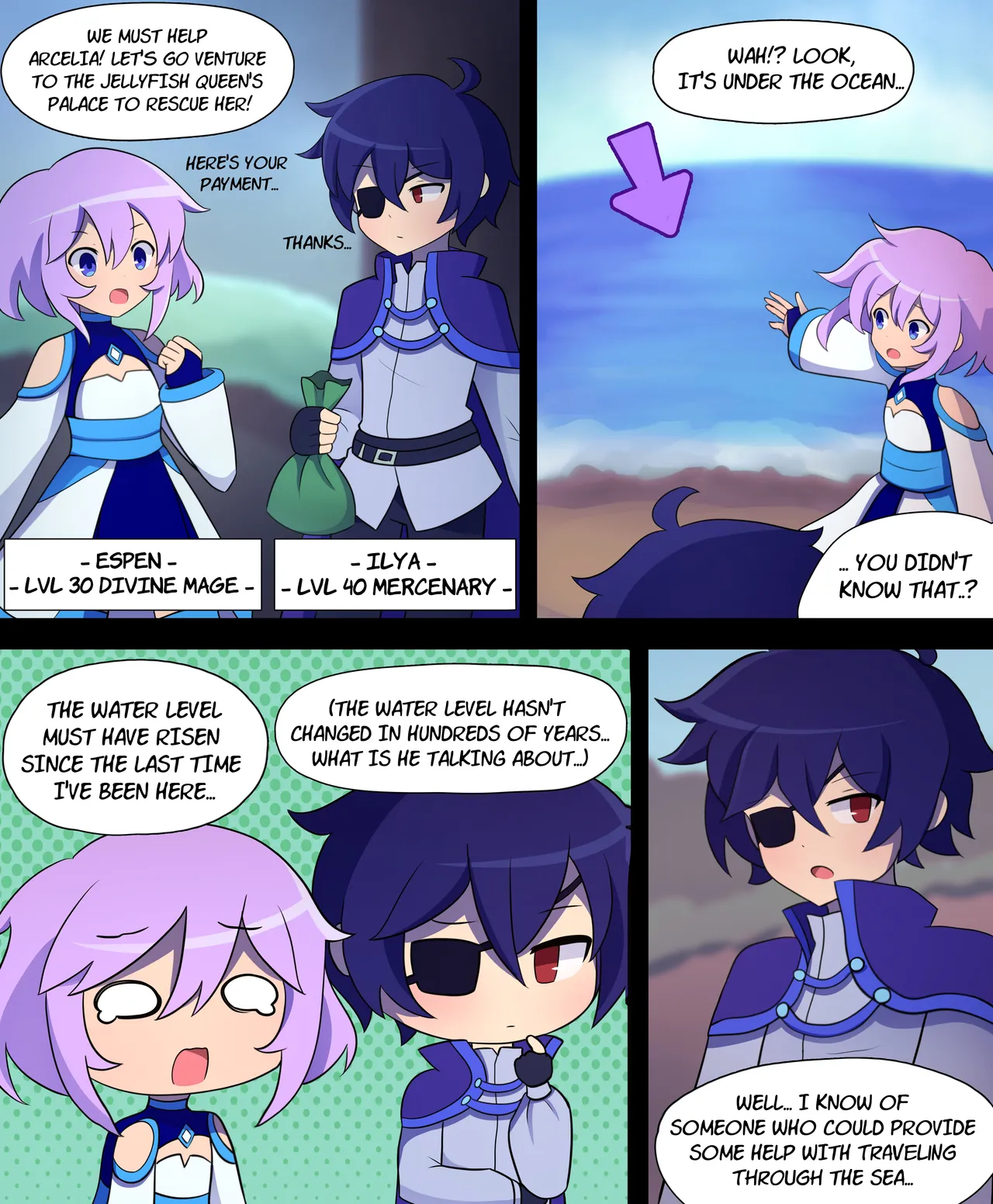 Seraph Ascent Chapter 1 With Secret Route B : OCEAN TRENCH page 3 full