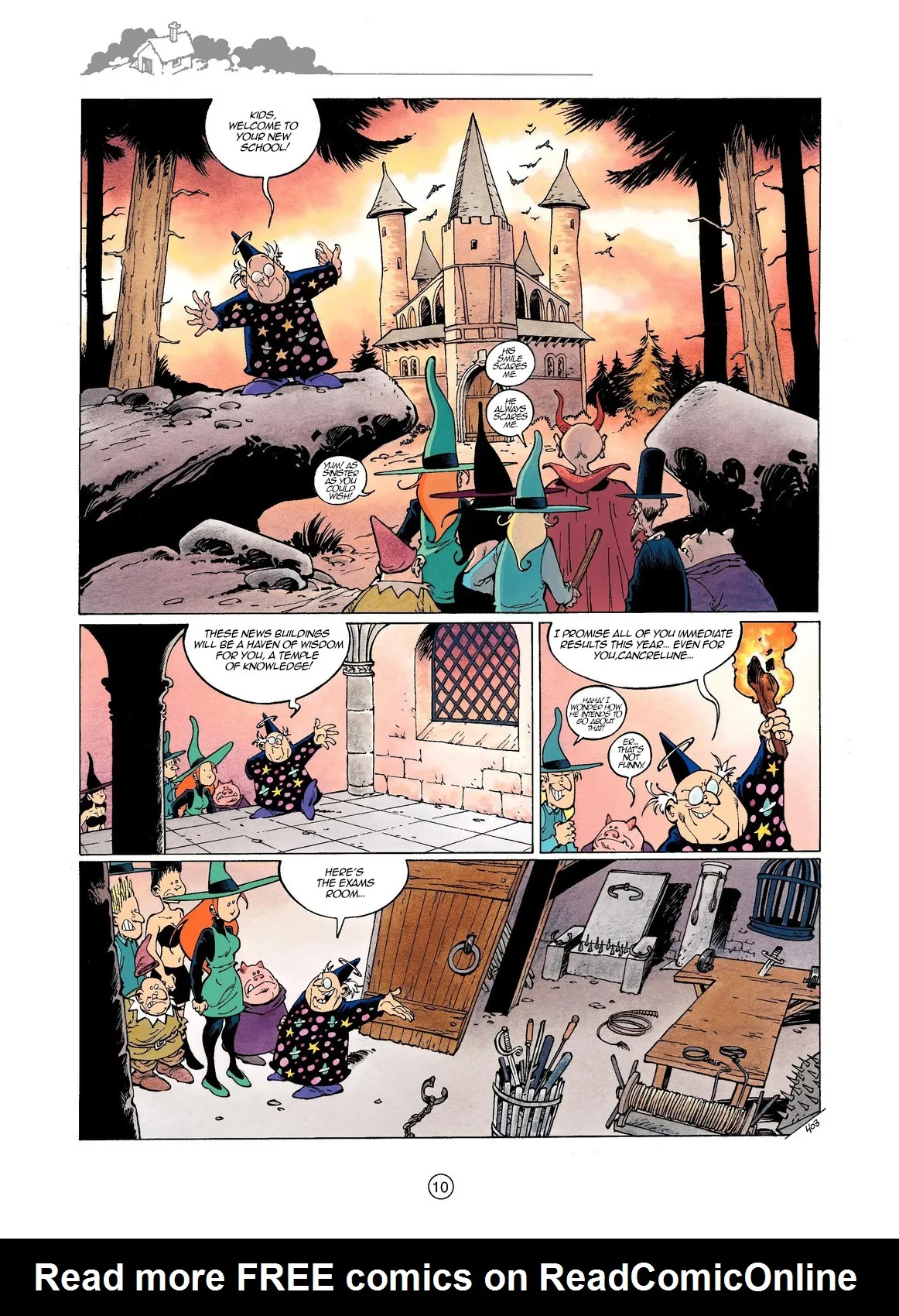 Mélusine #11 - Gilson & Clarke - Mélusine and the School of Witchcraft, 2003 page 10 full