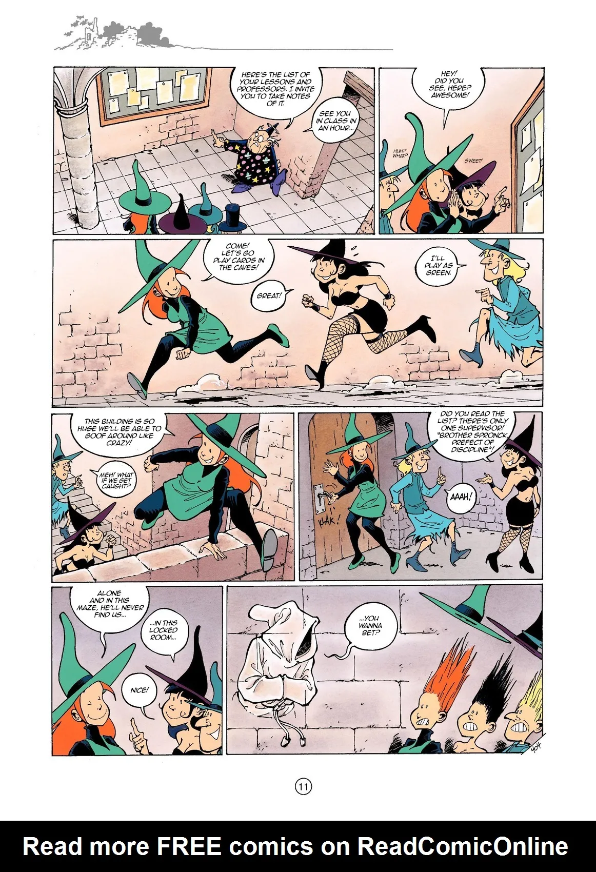 Mélusine #11 - Gilson & Clarke - Mélusine and the School of Witchcraft, 2003 page 11 full