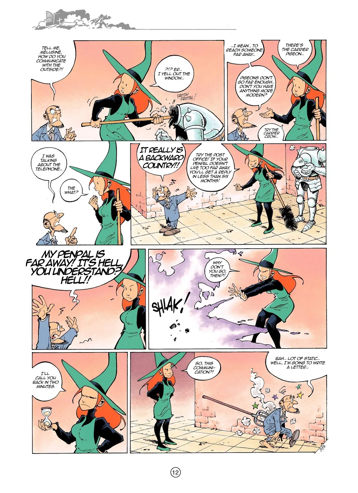 Mélusine #11 - Gilson & Clarke - Mélusine and the School of Witchcraft, 2003 page 12 full