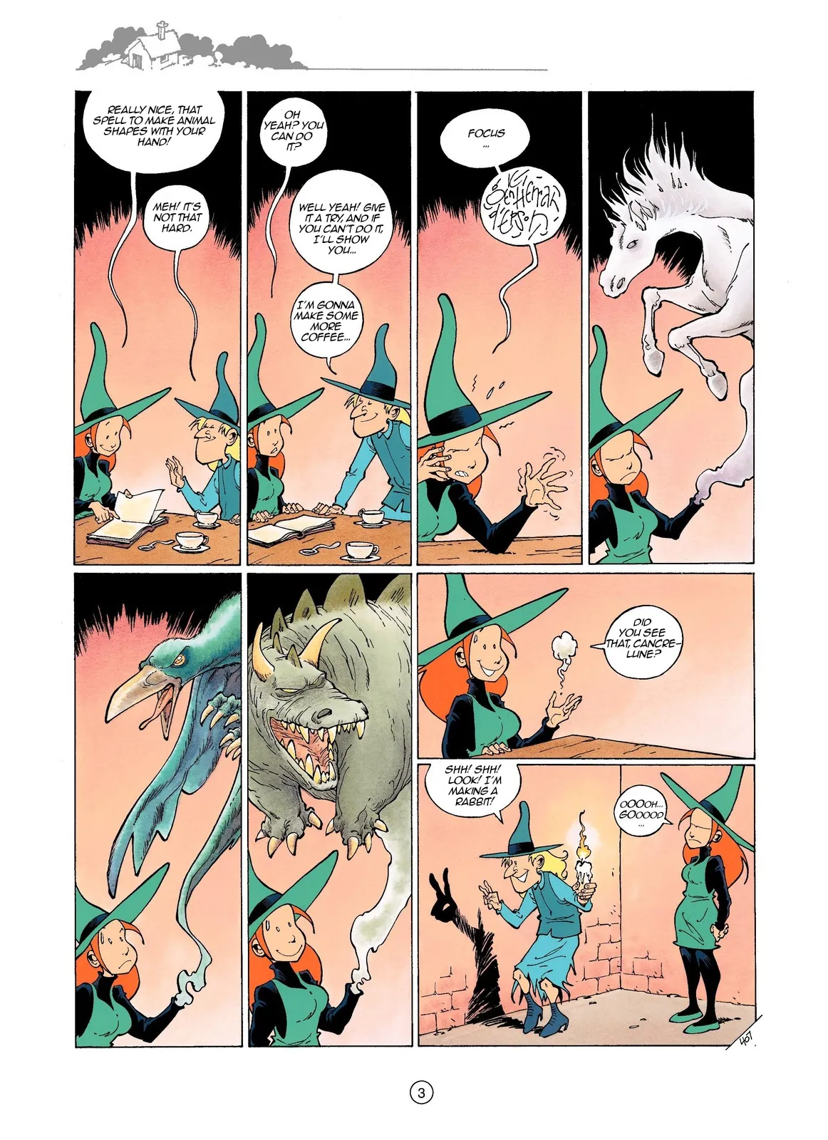 Mélusine #11 - Gilson & Clarke - Mélusine and the School of Witchcraft, 2003 page 3 full