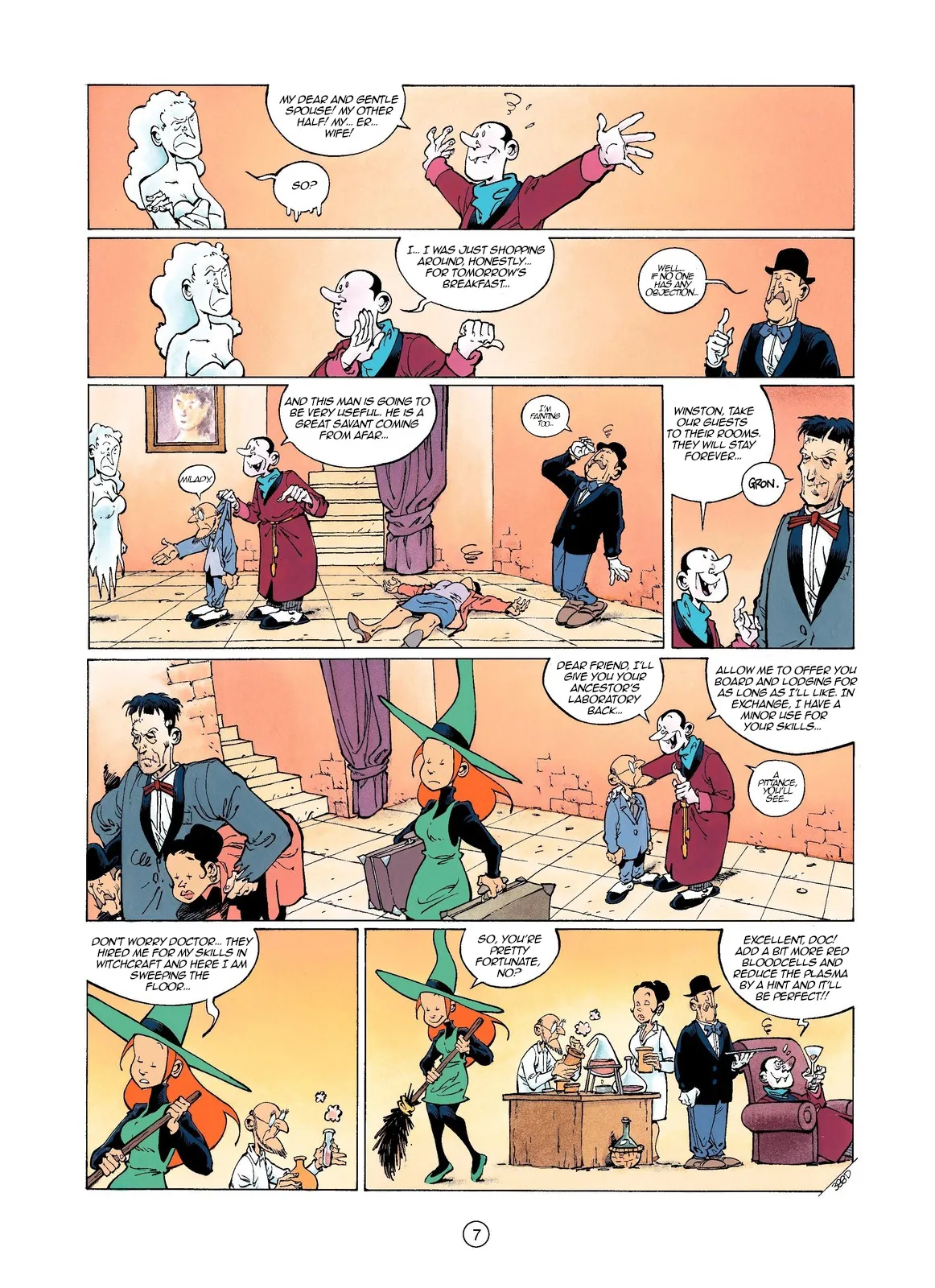 Mélusine #11 - Gilson & Clarke - Mélusine and the School of Witchcraft, 2003 page 7 full