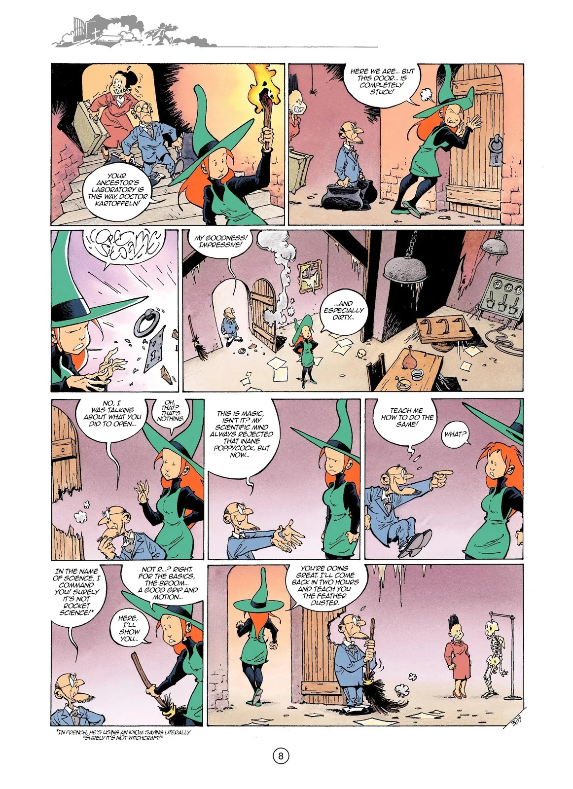 Mélusine #11 - Gilson & Clarke - Mélusine and the School of Witchcraft, 2003 page 8 full