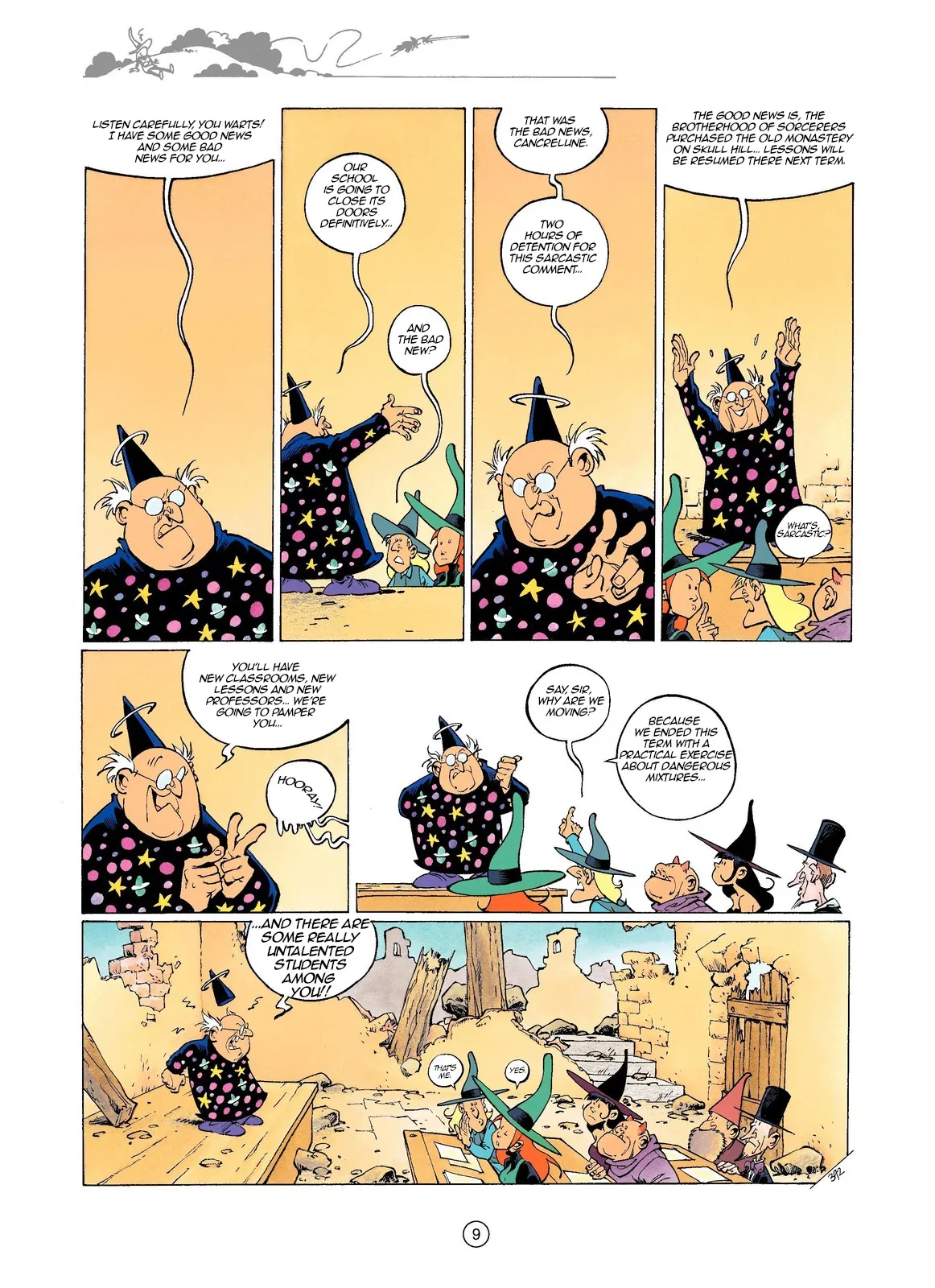 Mélusine #11 - Gilson & Clarke - Mélusine and the School of Witchcraft, 2003 page 9 full