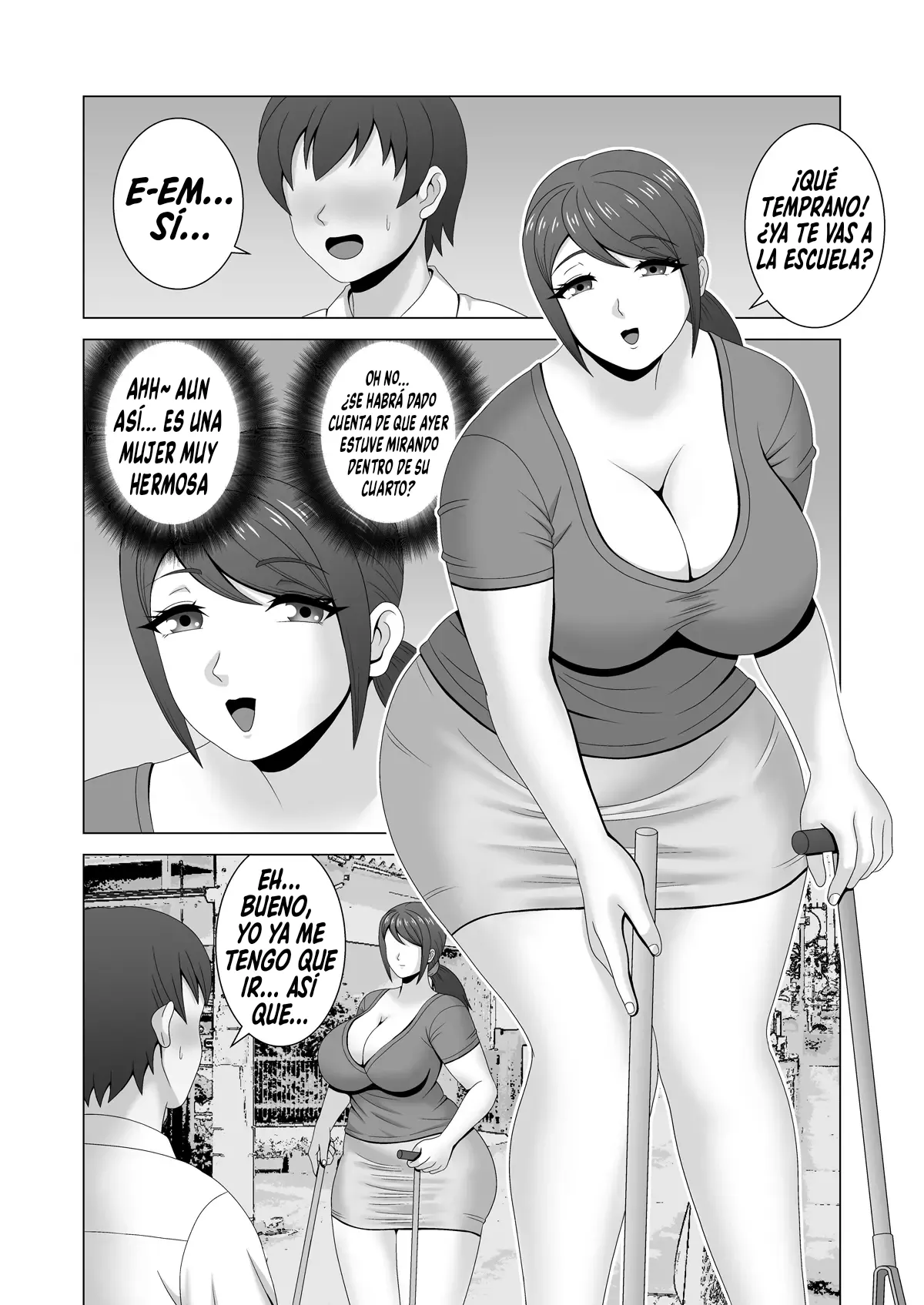 Muchimuchi Hitozuma no Midara na Yuuwaku｜La Erótica Seducción De Una Esposa Regordeta page 5 full