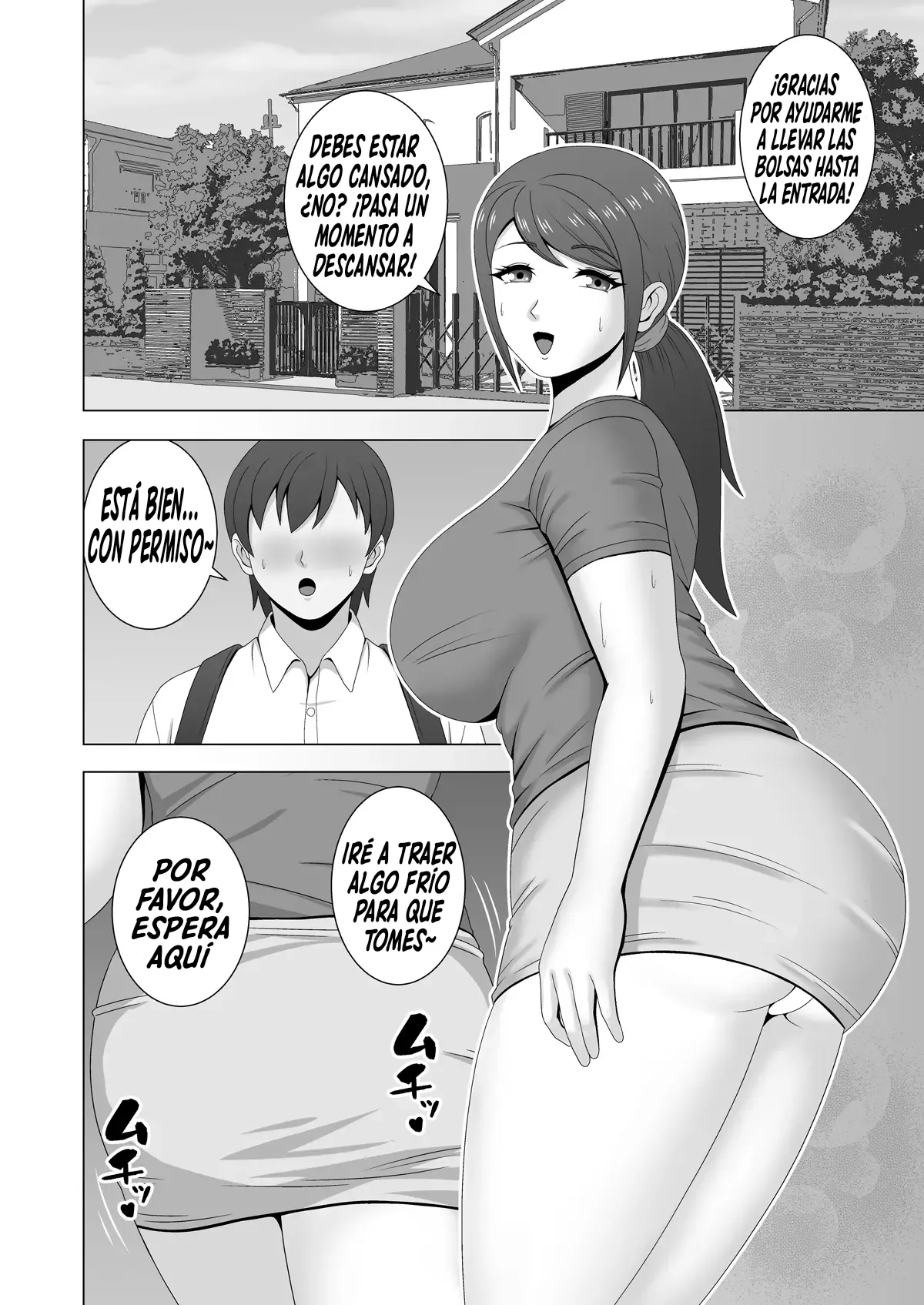 Muchimuchi Hitozuma no Midara na Yuuwaku｜La Erótica Seducción De Una Esposa Regordeta page 7 full