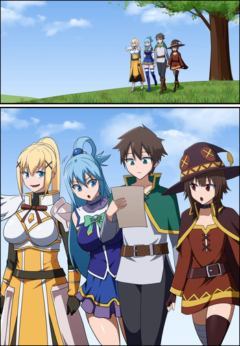 [Khear] KONOSUBA - Kazuma Satou / Aqua / Megumin / Darkness cover