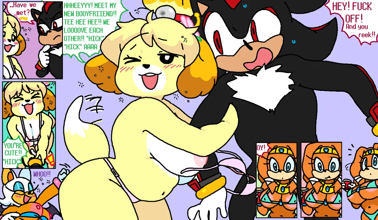 Rouge & Isabelle at the Beach page 3 full