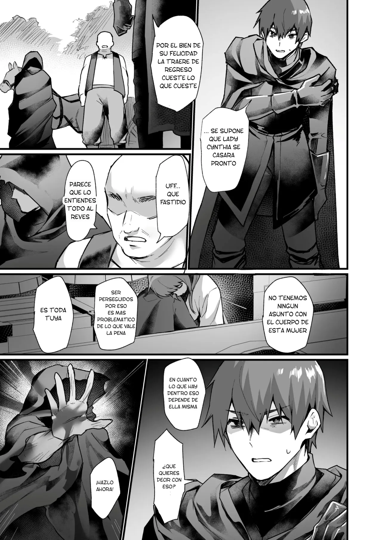 Goei Kishi no Irekawari Nyotaika Mission! | ¡Una misión para cambiar de cuerpo con el caballero escolta! page 4 full