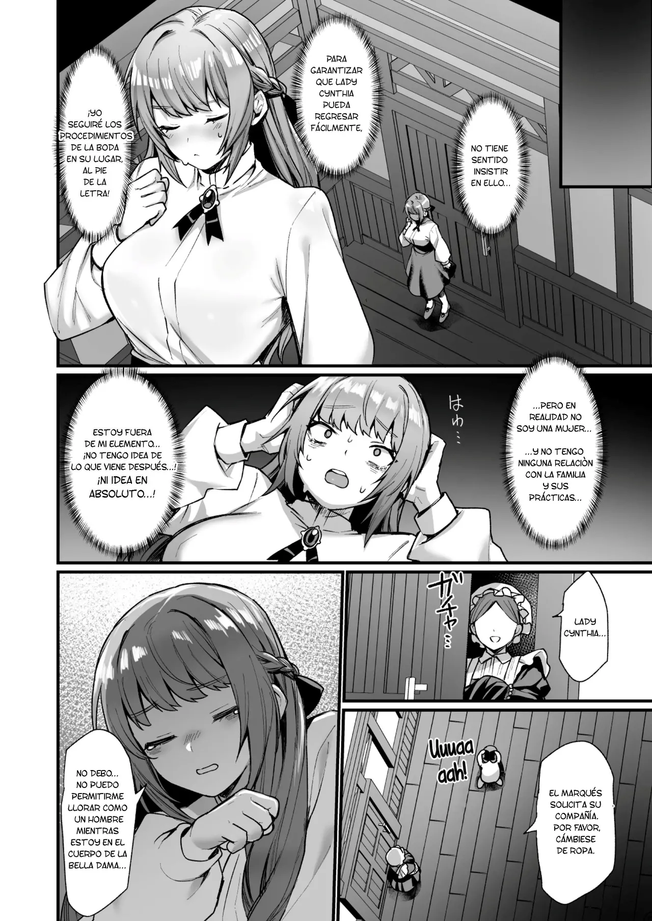 Goei Kishi no Irekawari Nyotaika Mission! | ¡Una misión para cambiar de cuerpo con el caballero escolta! page 7 full