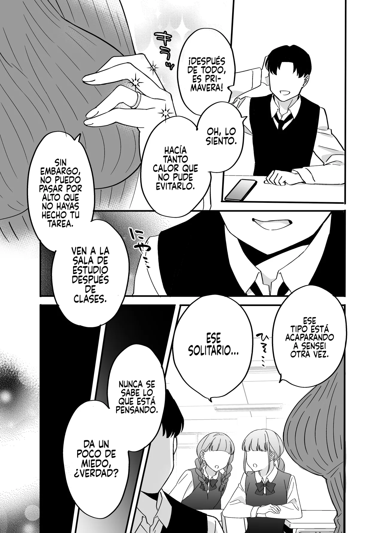 Akogare - Hitozuma Kyoushi wa Yowami o Nigirare Netorareru｜Akogare - Una Maestra Casada es Atrapada con su Secreto page 9 full