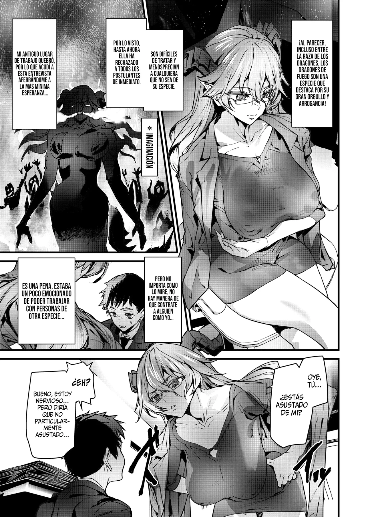 Office Drake -Ishuzoku Joushi- || Dragona de Oficina -Jefa de otra especie- page 3 full