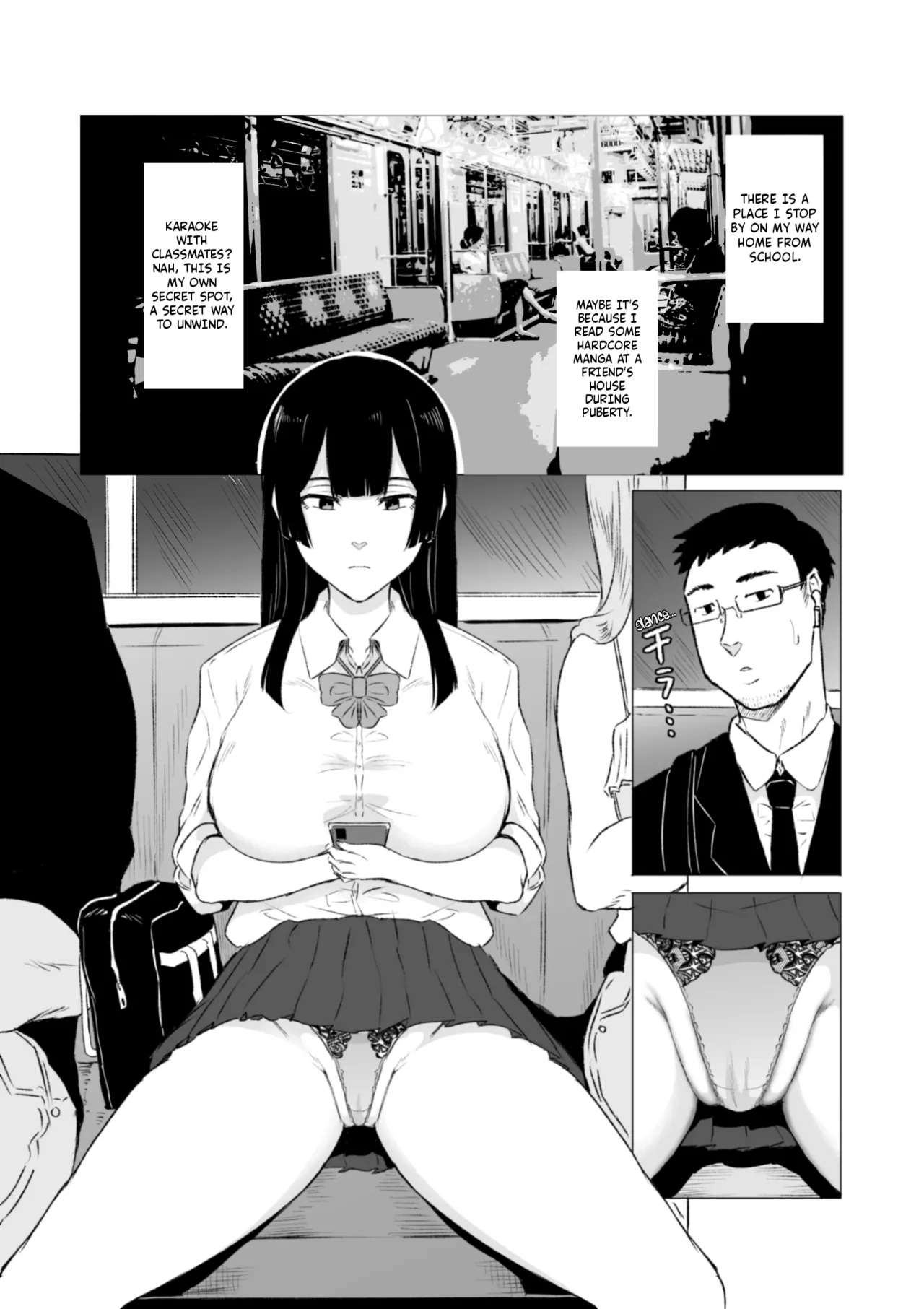 Kyou no Seiheki Fella Chuudoku JK Zenpen | Crazy Sexual Fetish: Fellatio-Addicted High School Girl - Part 1 page 2 full