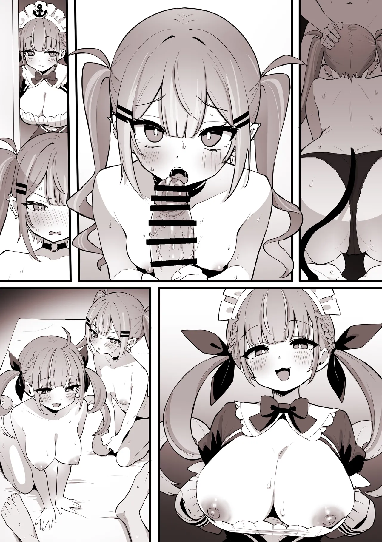 眷属にフェラしてる所をみせつけるあ〇あと、ヤキモチを焼くト〇様 page 10 full