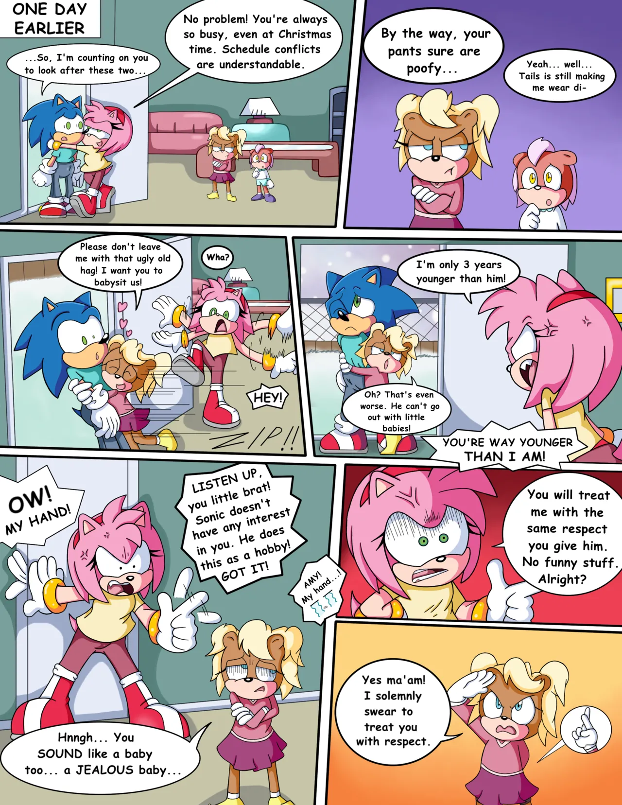 Amy the Babysitter! page 2 full