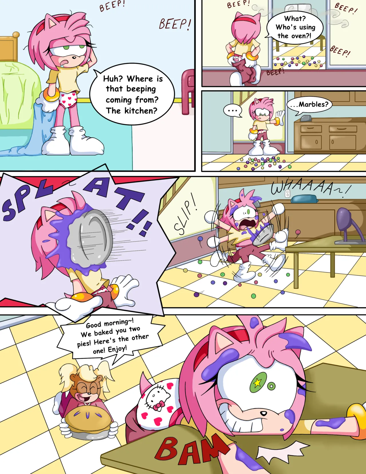 Amy the Babysitter! page 3 full