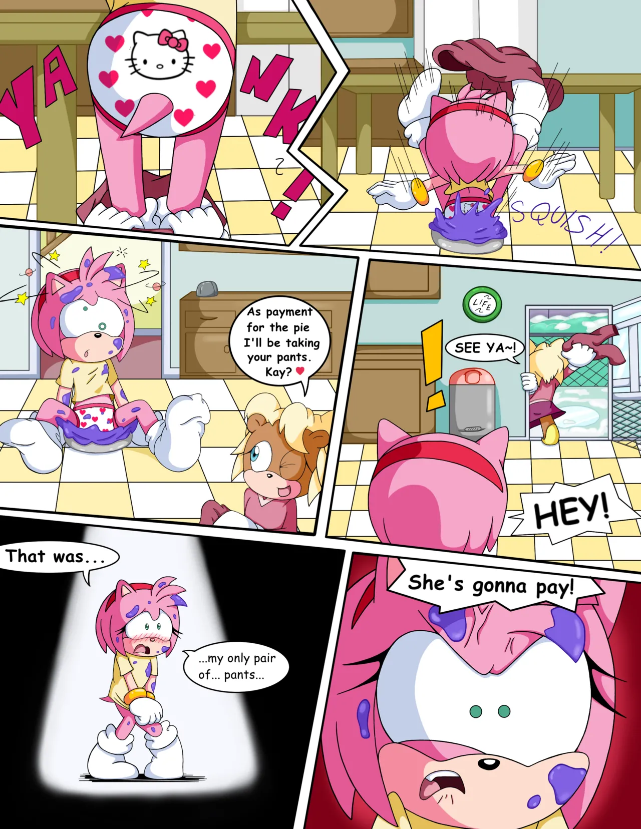 Amy the Babysitter! page 4 full