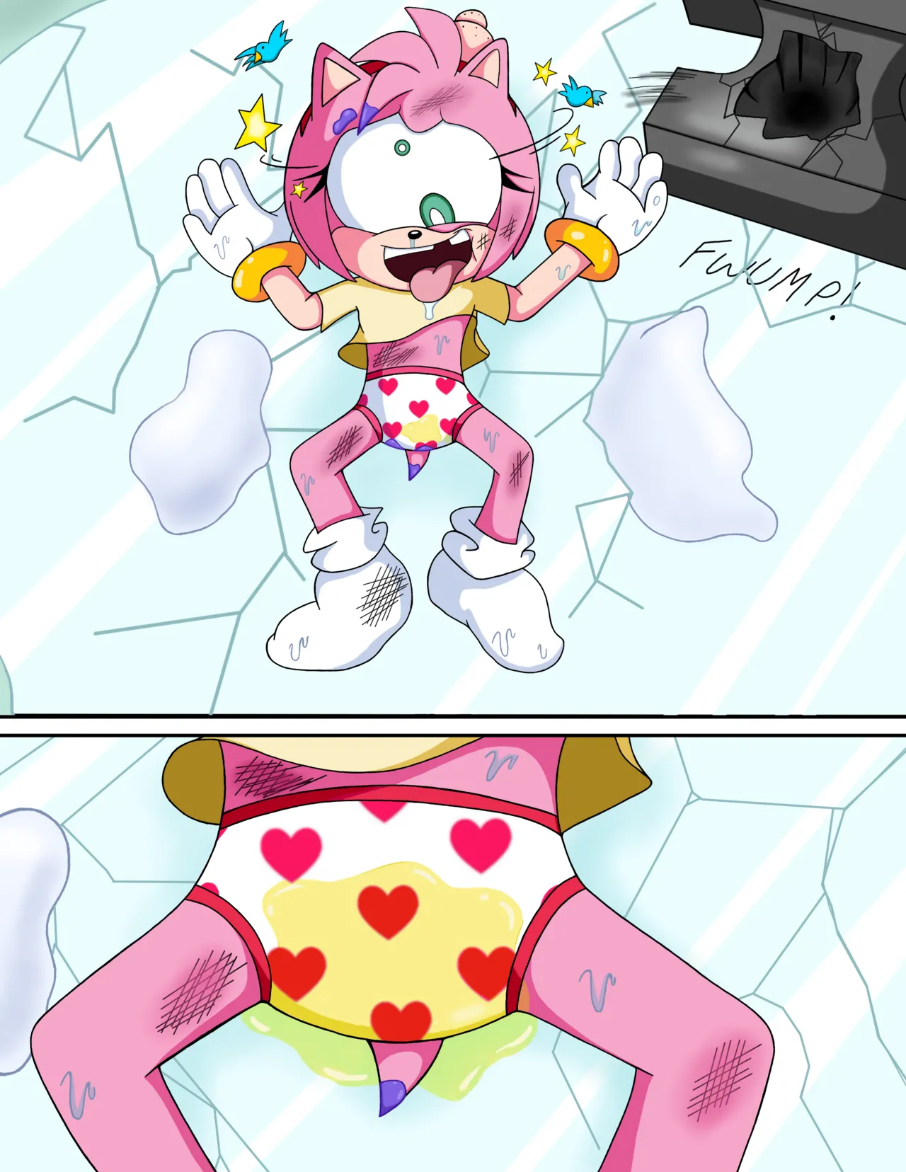 Amy the Babysitter! page 6 full