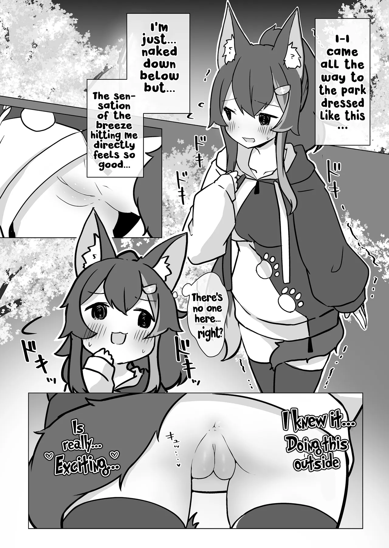 Miosha ga Osoto de Hadaka ni Natchau Hon | A Book where Miosha gets Naked Outside page 11 full