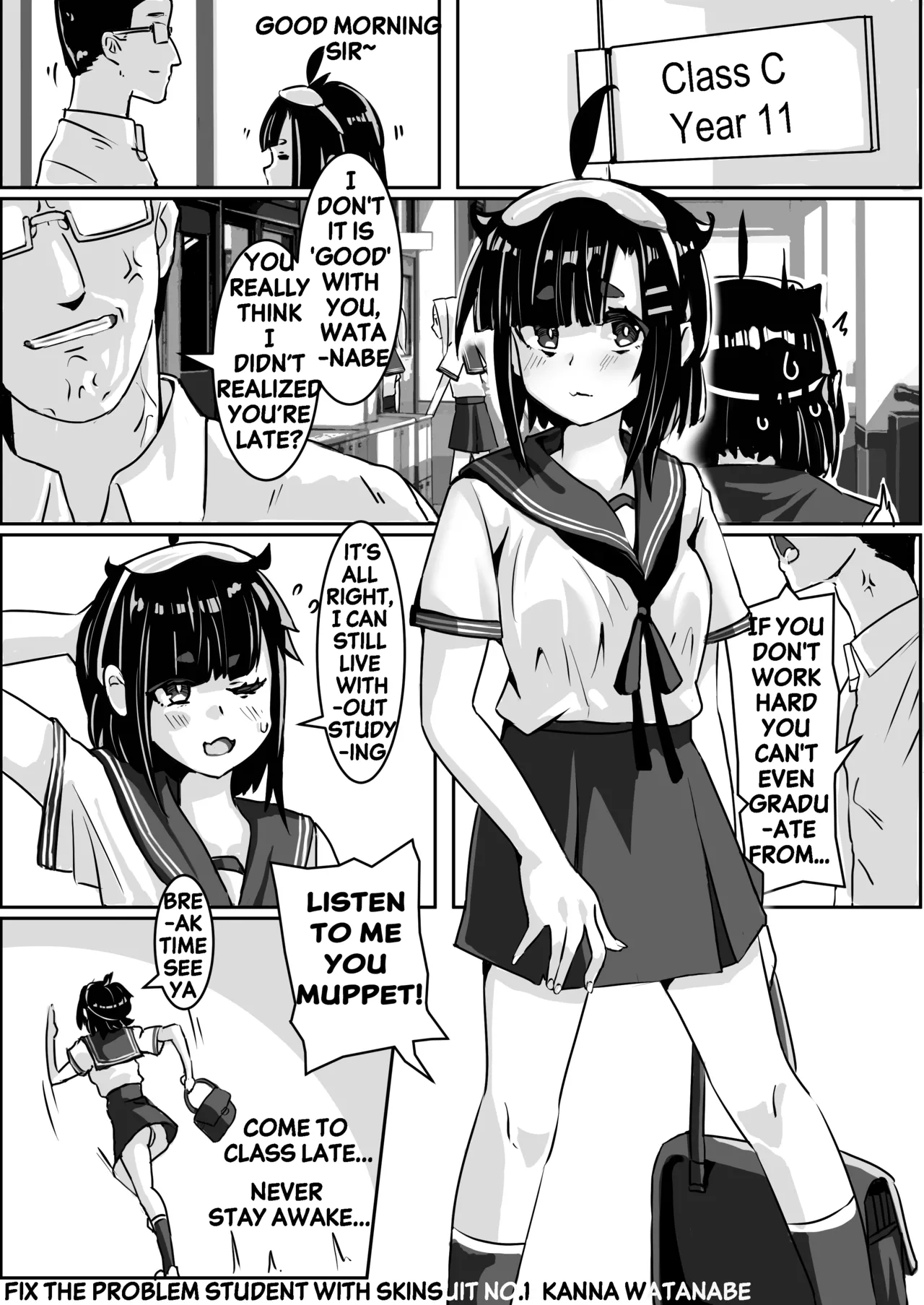 Fix the problem student with skinsuit 1~3 page 2 full