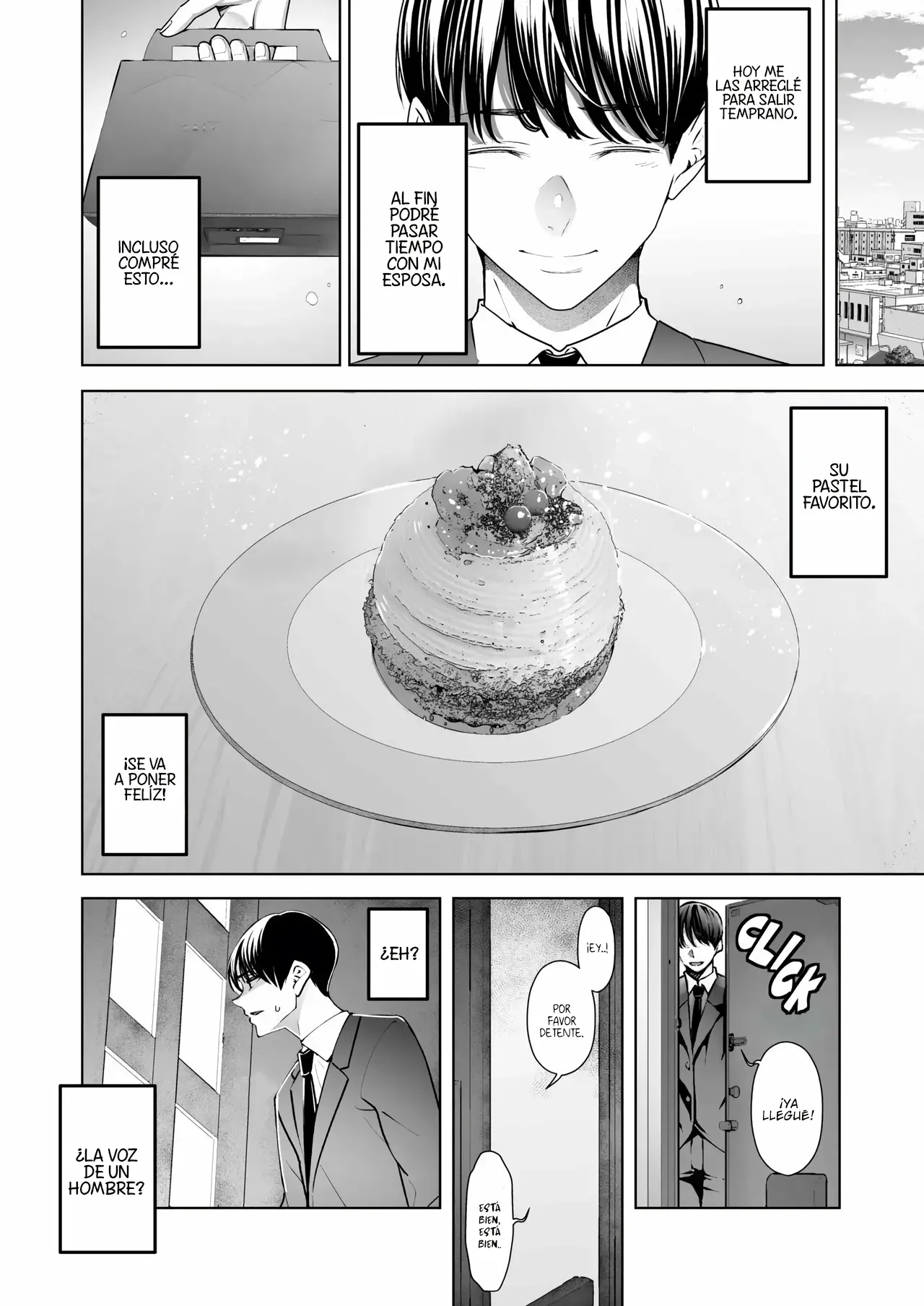 Boku wa Tsuma ga Netorare Nando mo Ikasareru Sugata o Mitsuzuketa｜No Pude Dejar de Mirar cómo Otro Hombre se Cogía a Mi Esposa page 4 full