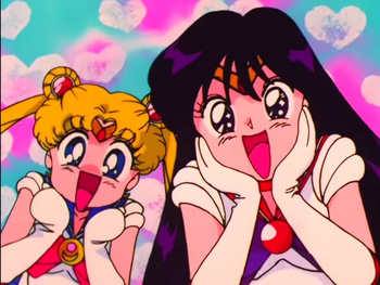 Sailor moon art compilation cover