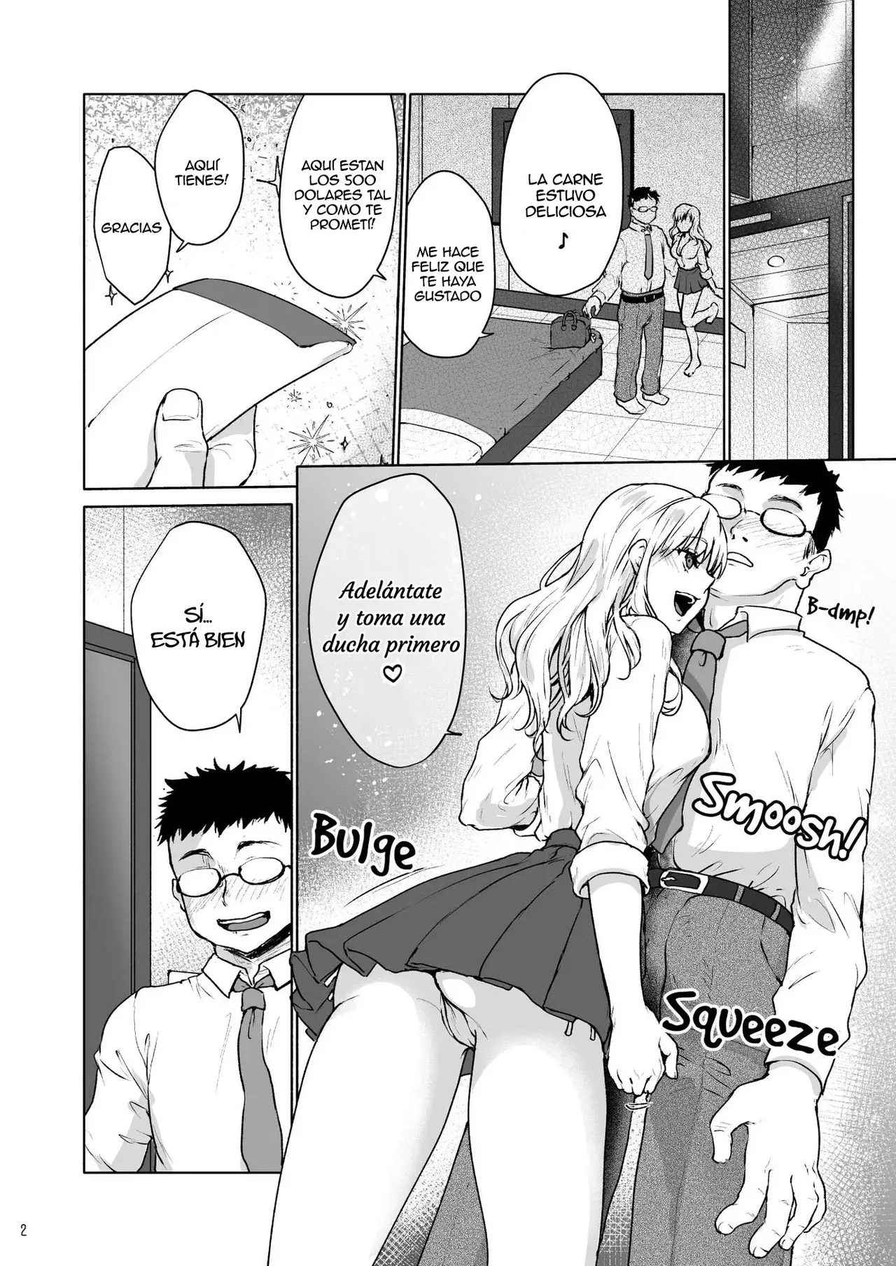 Namaiki na Papakatsu Joshikousei ni Oji-san ga Tappuri Shitsukete Agemashita.｜Una Colegiala Descarada es Disciplinada a Fondo por un Sugar Daddy. page 4 full