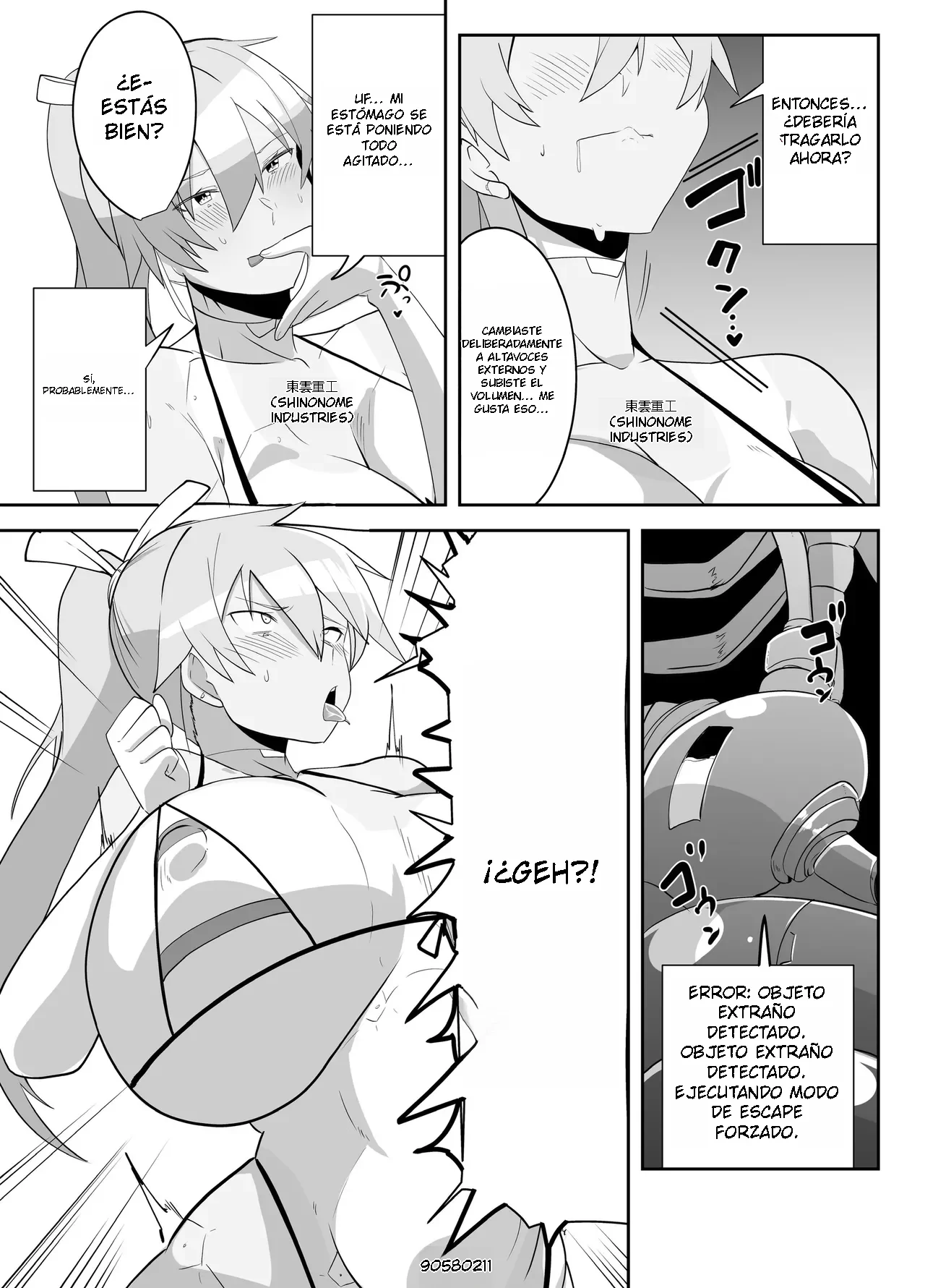 Humanroid no Semen Paradise!｜¡Paraíso de Semen de Androide! page 11 full