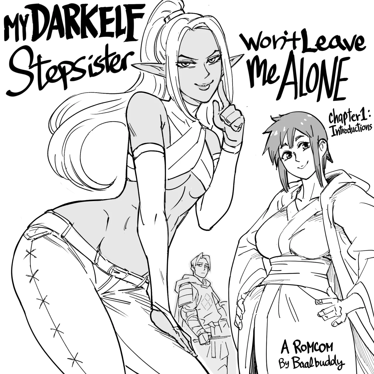 My Dark Elf Stepsister Won't Leave Me Alone | ch.1-4 page 1 full
