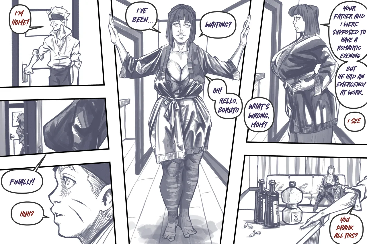 BoruHina: Late night page 2 full