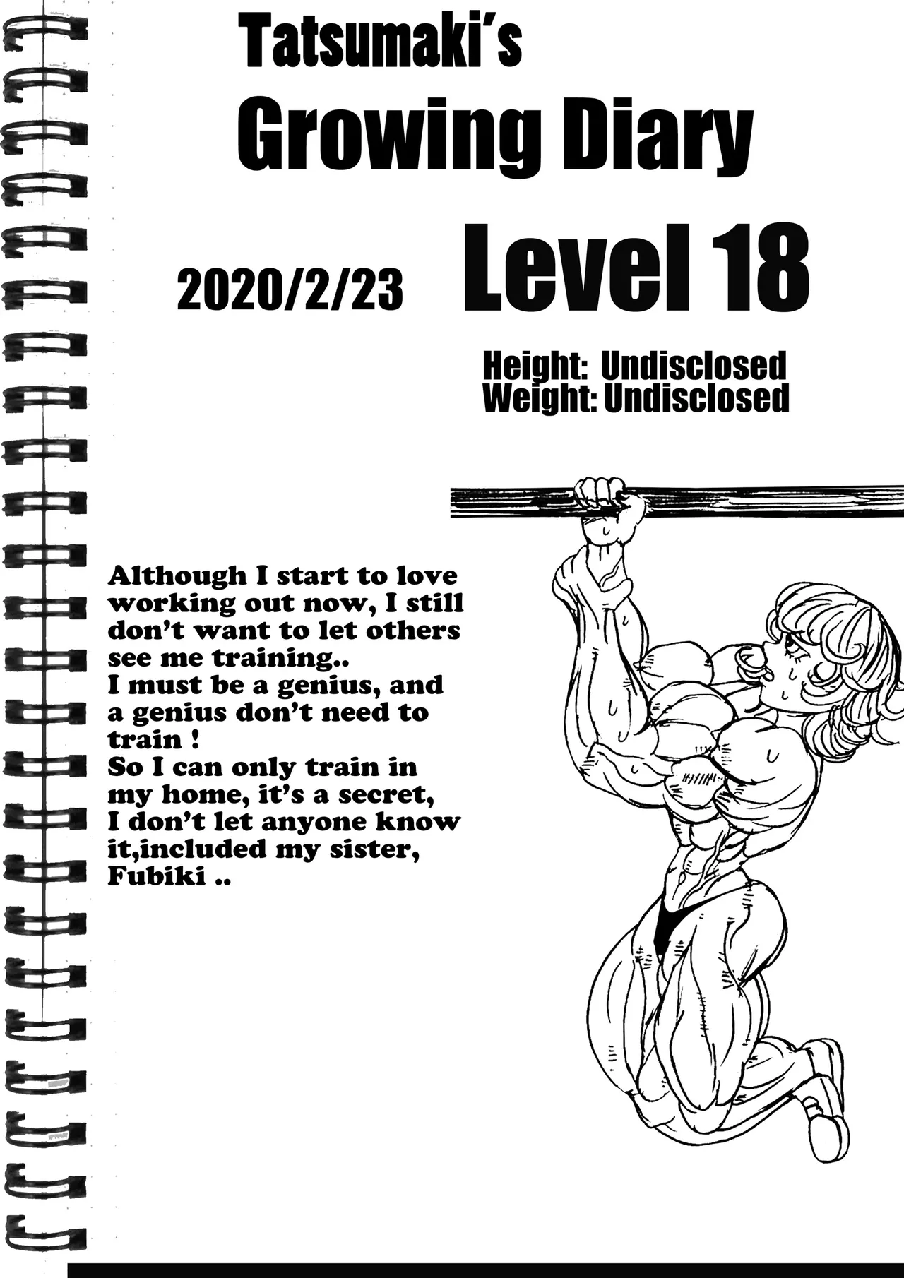 Tatsumaki's growing diaries page 11 full