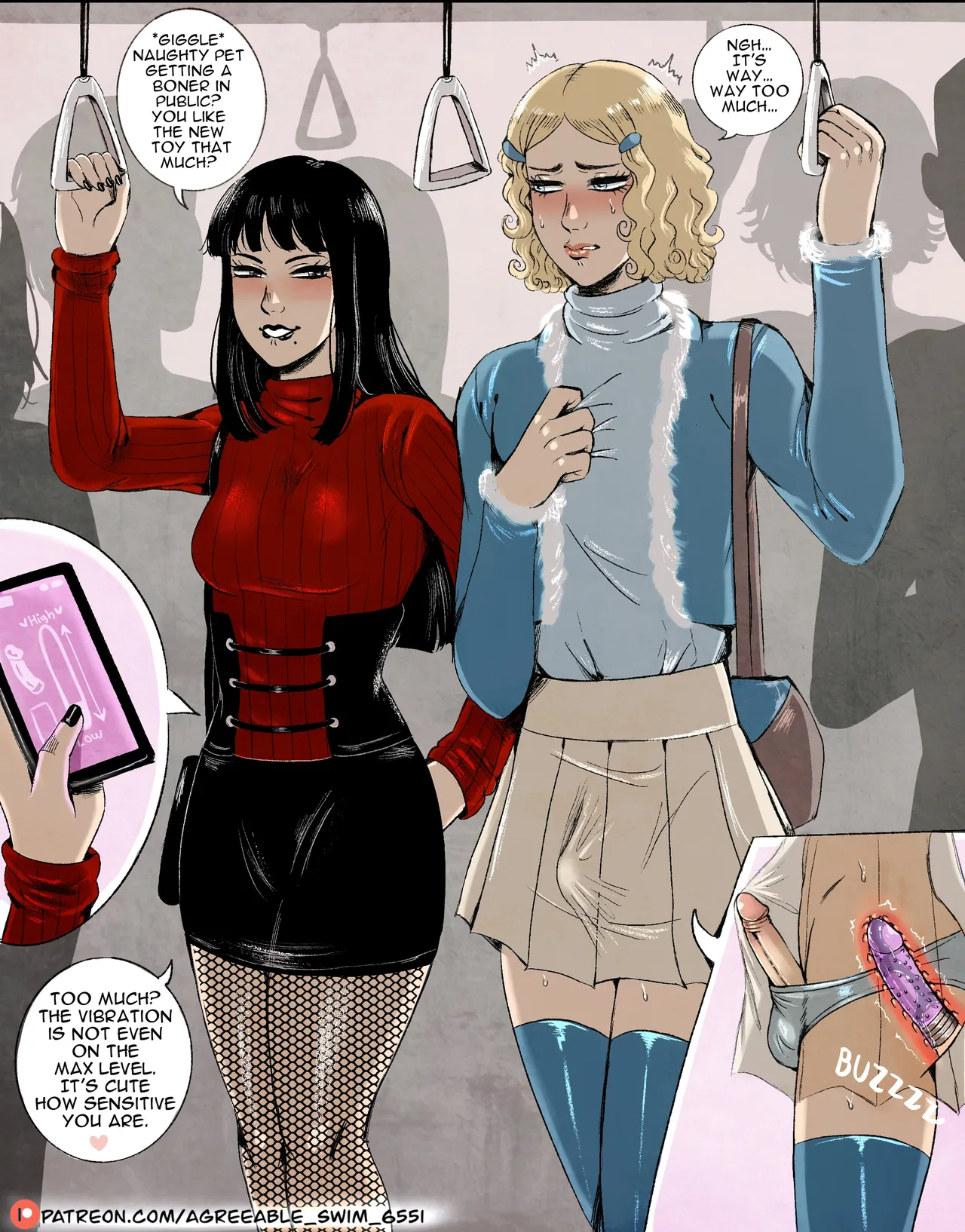 Goth dom & femboy BF - Luna & Jake page 11 full