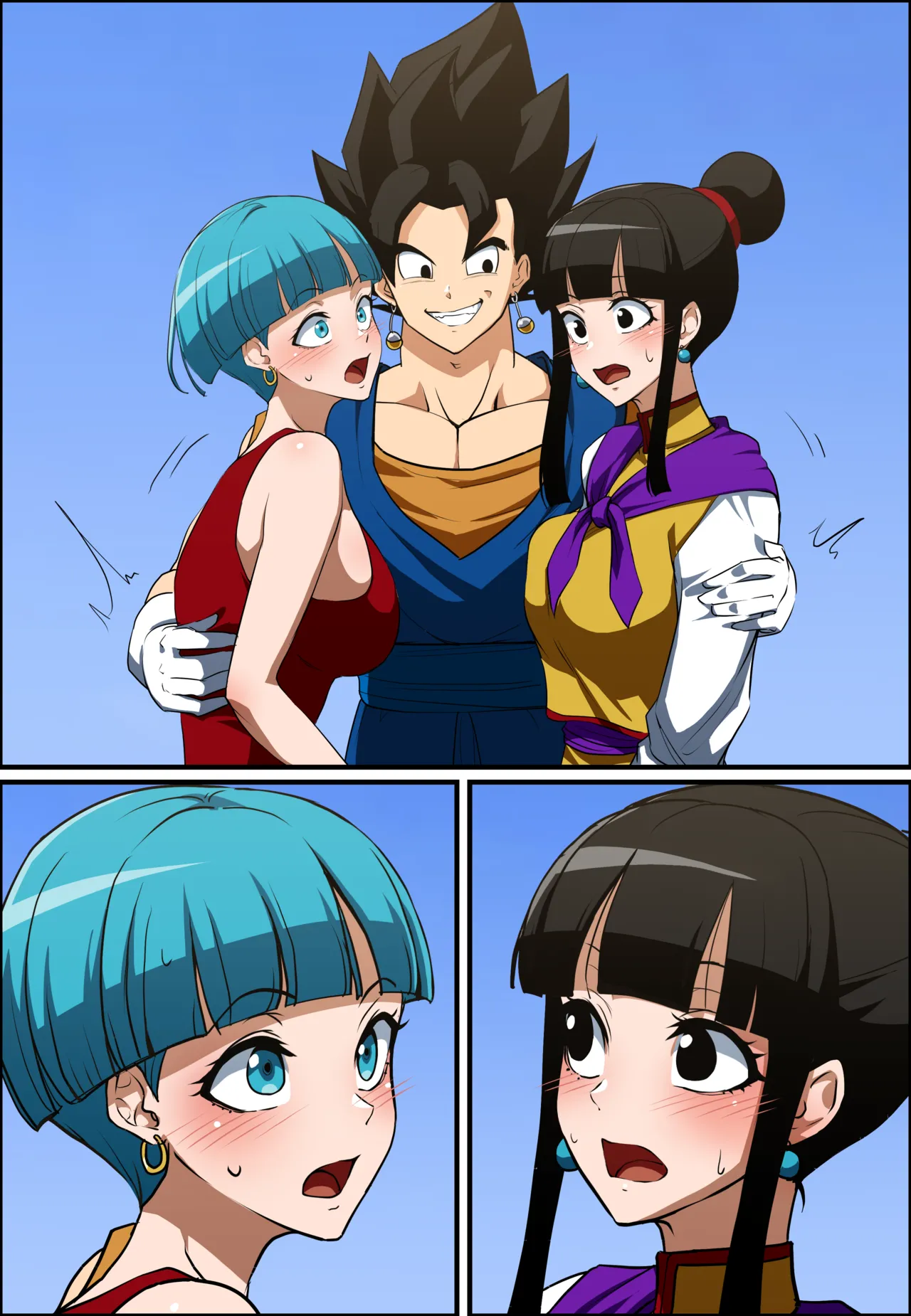 Vegetto x Chichi x Bulma page 7 full