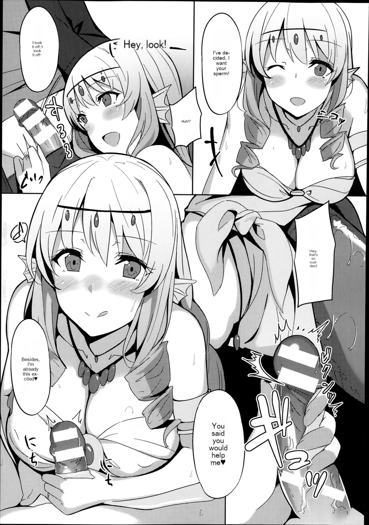 Greedy! Mermaid-san page 3 full