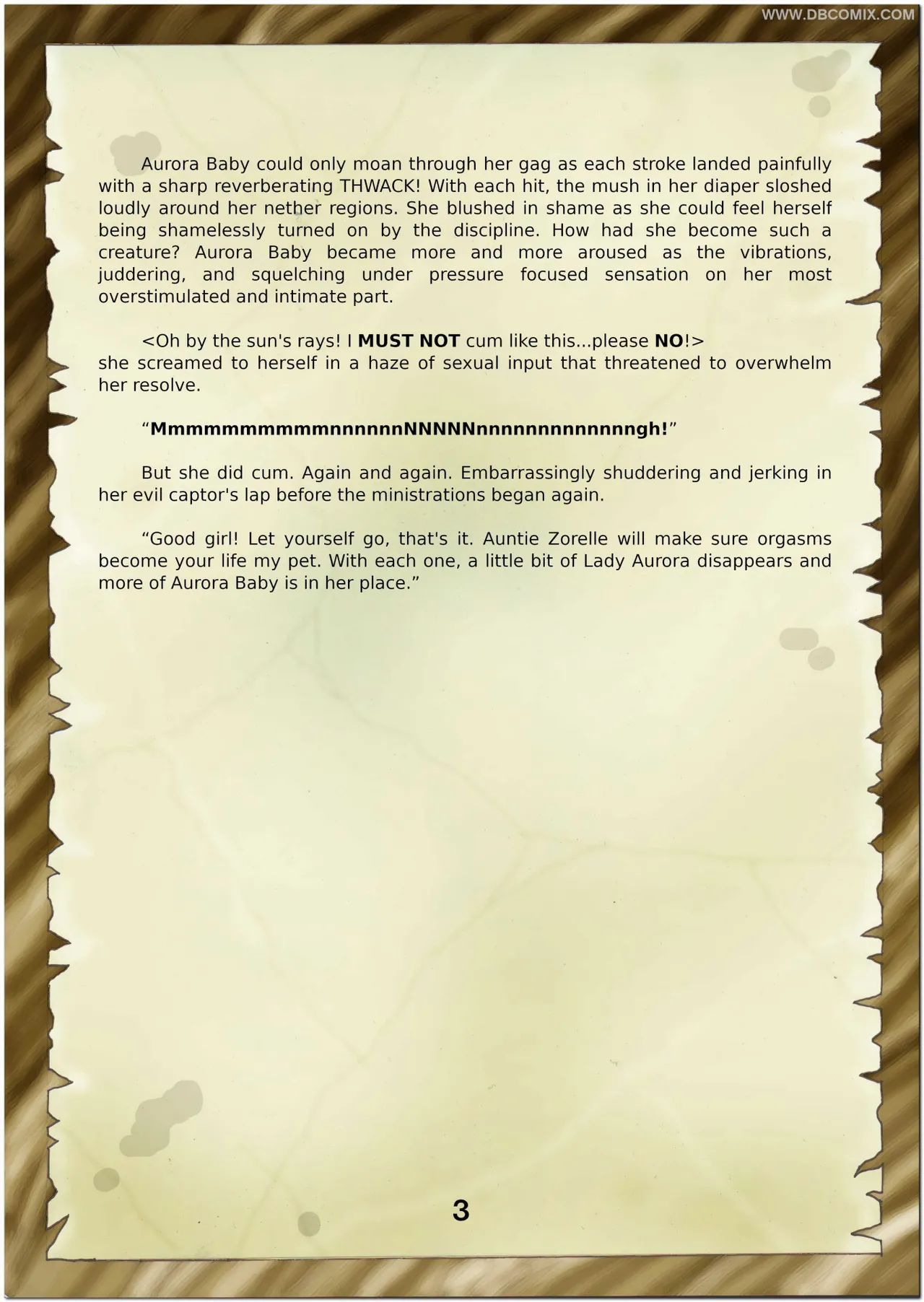 Princess Aurora 2 Escape From the Diapers page 5 full