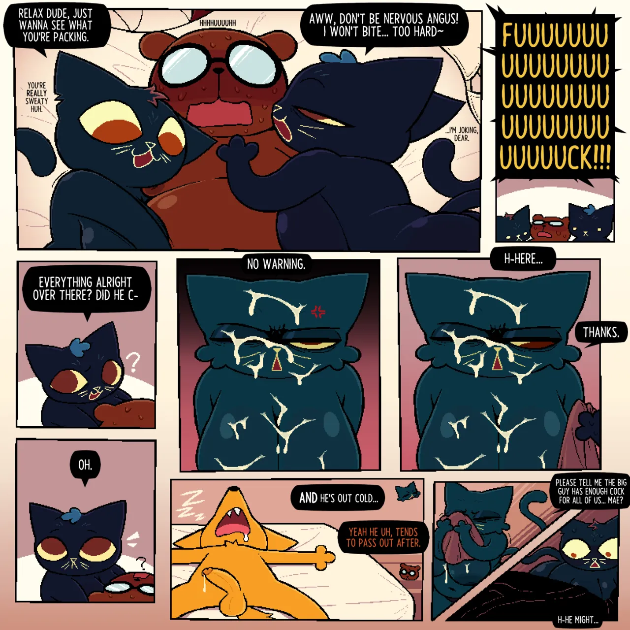 Night in the Woods Comic page 4 full