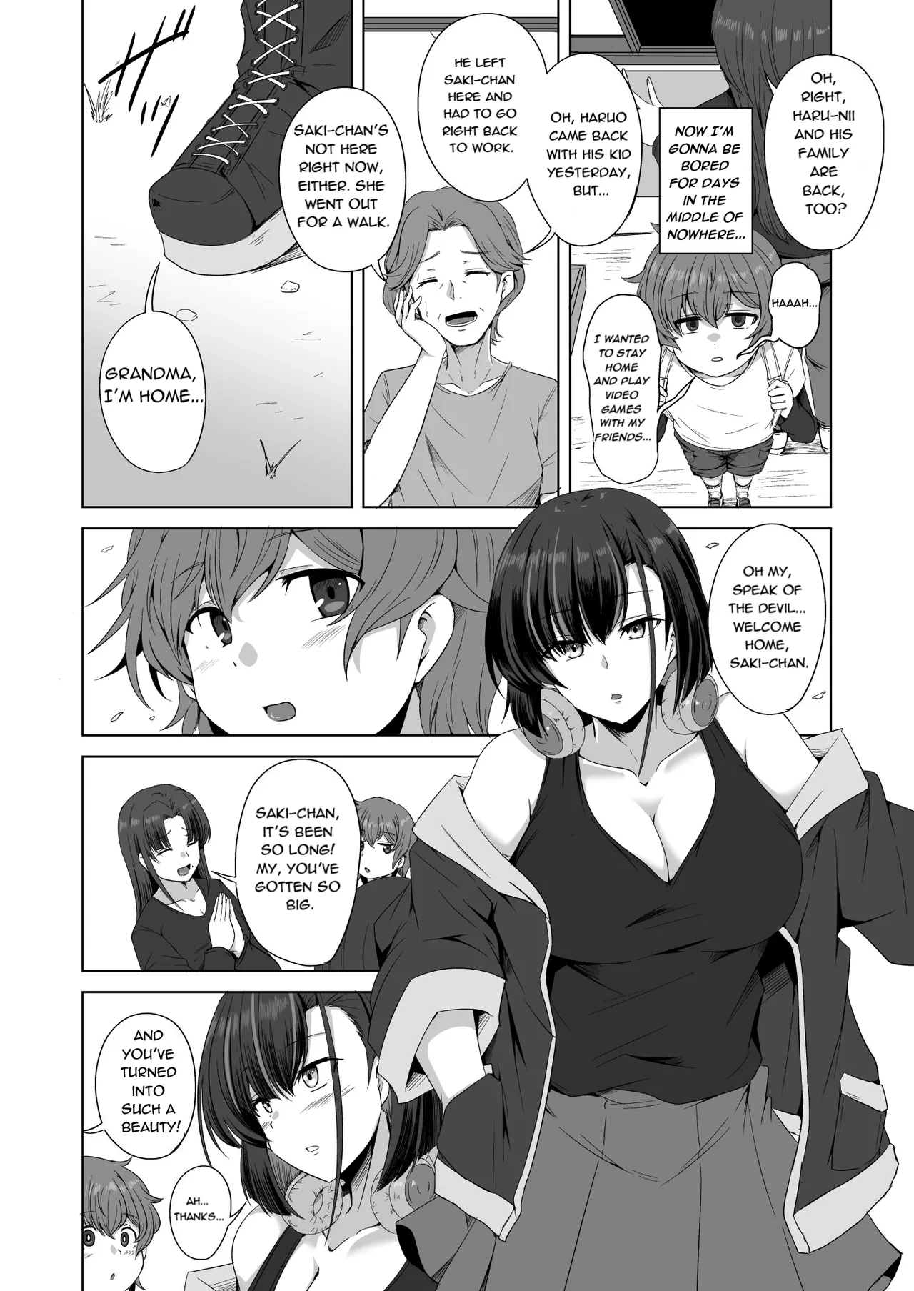 Haha no Jikka de Saikai Shita Sukoshi Kowai Itoko ga Oya ni Kakurete Ecchi na Asobi o Oshiete Kureta / My Slightly Dangerous Cousin Showed Me How to *Play* a Lewd Game While My Parents Weren't Looking page 3 full