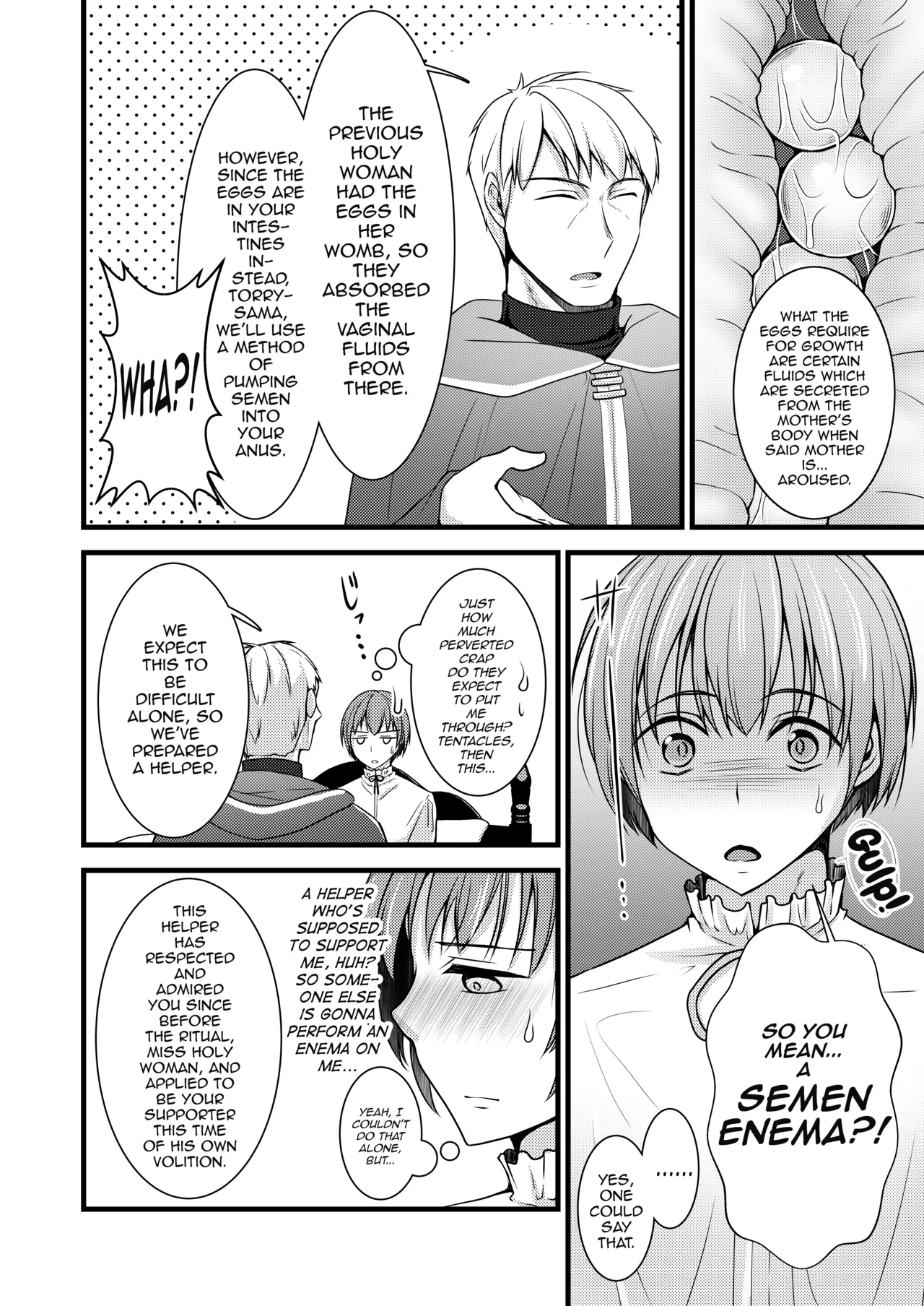 Isekai Teni Shitara Otoko nanoni Seijo ni Sarete Shokushu to Koubi Suru Koto ni! 2 page 11 full