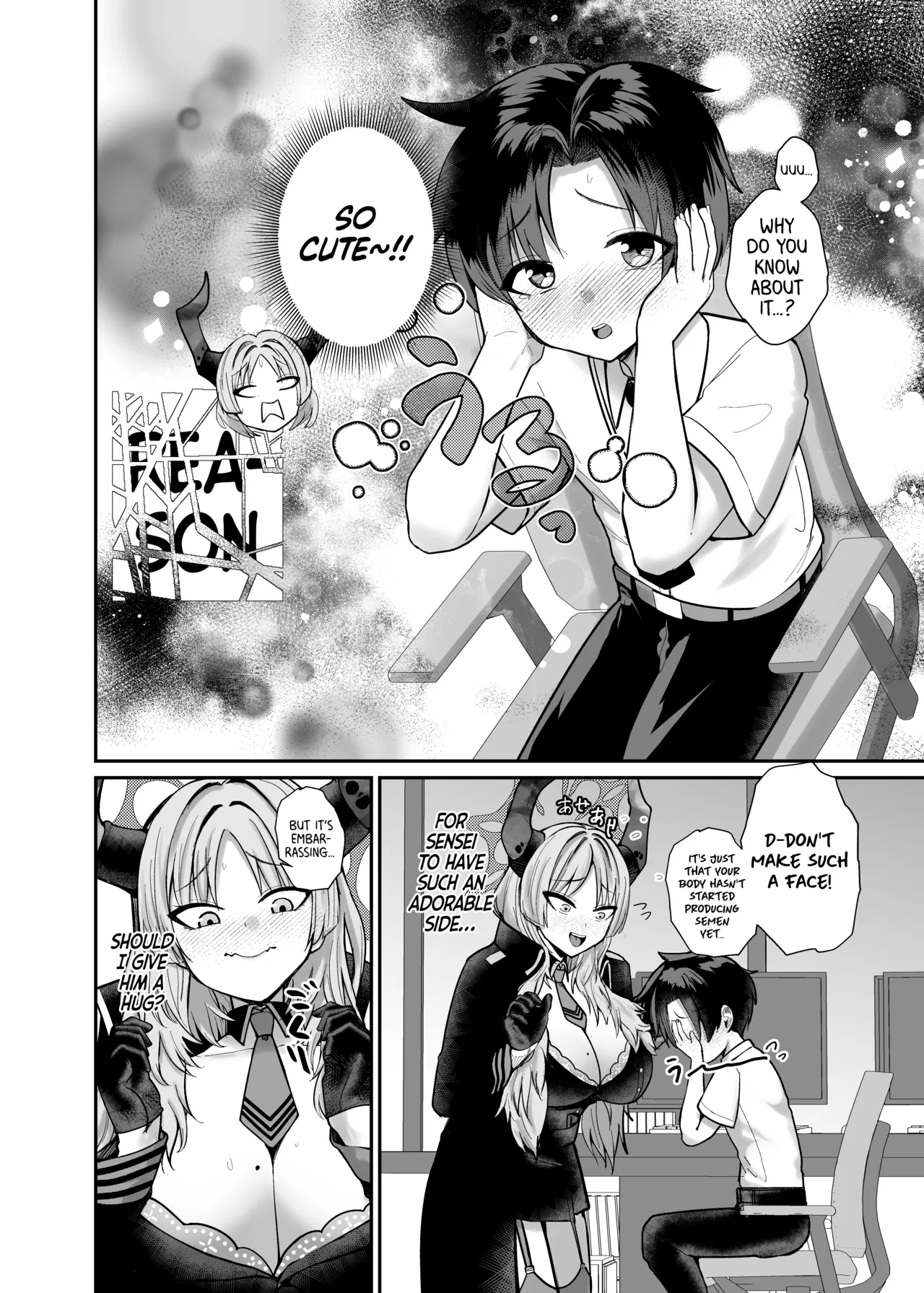 Sensei wa Dandan Seitsuu shitaku naa ~ru ♡ | Sensei... Relax... You’re Gonna Ejaculate... Over and Over Again… page 10 full
