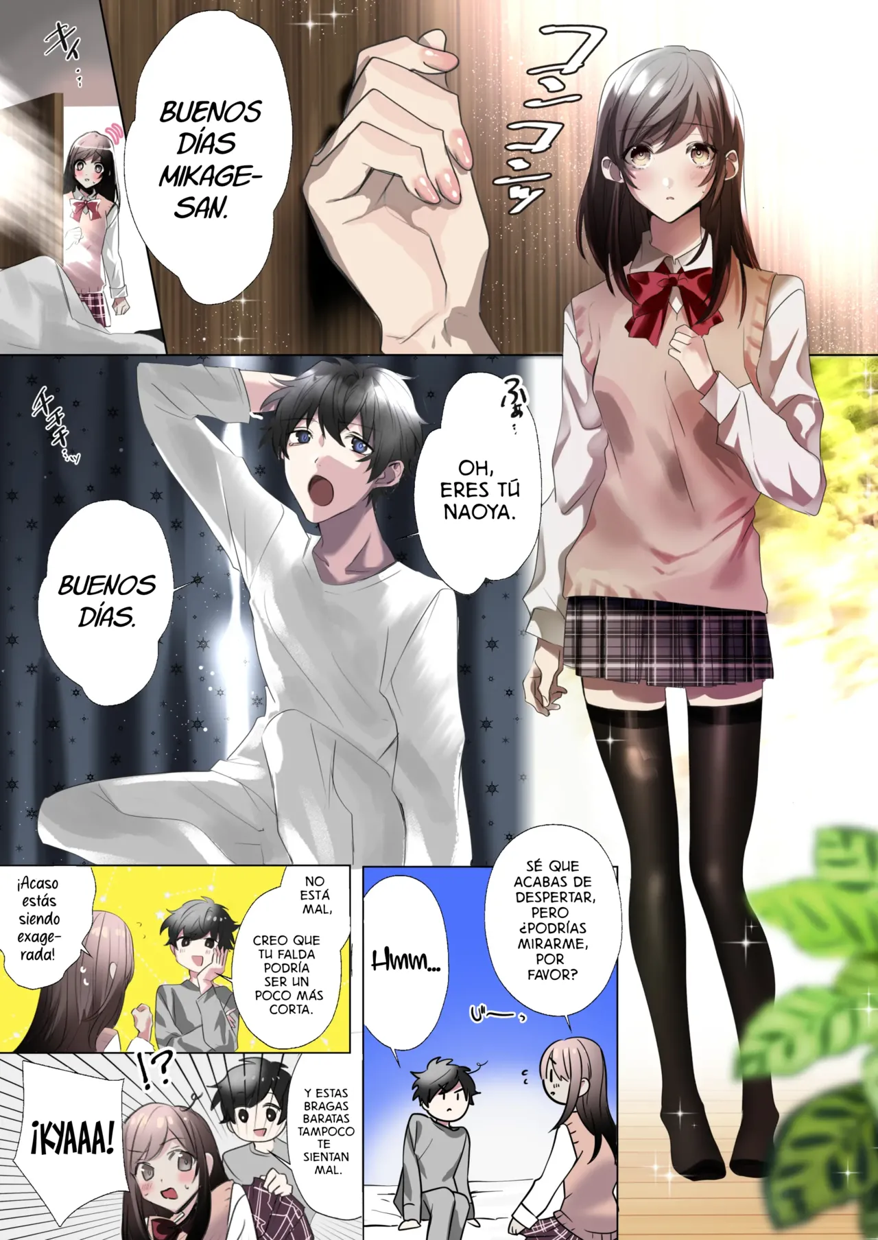My Erotic Love Triangle Relationship After Bodyswpping With A Classmate!? page 1 full